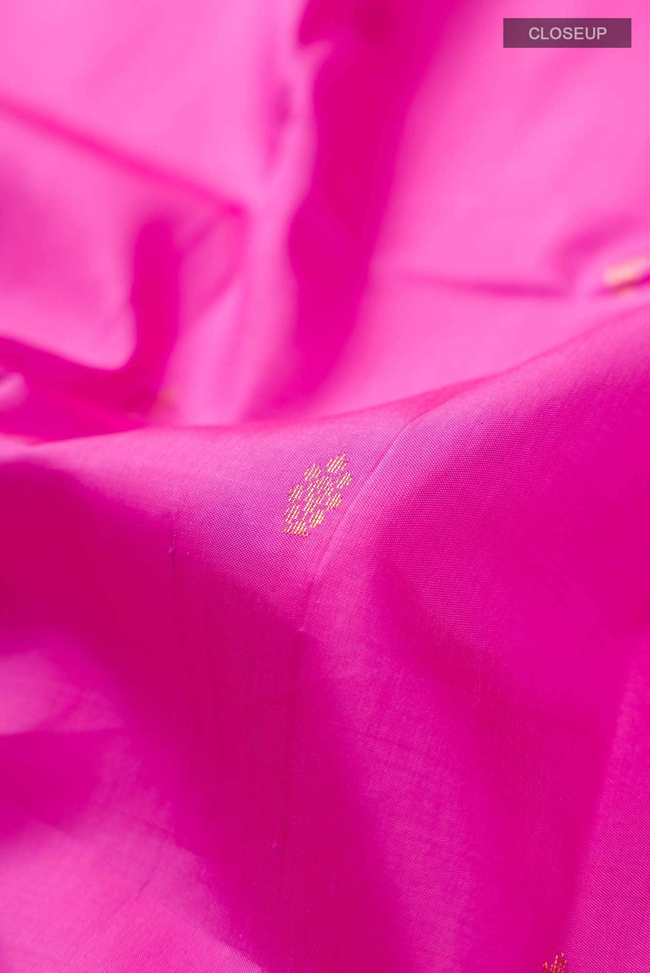Pink Kanchipuram Silk Saree