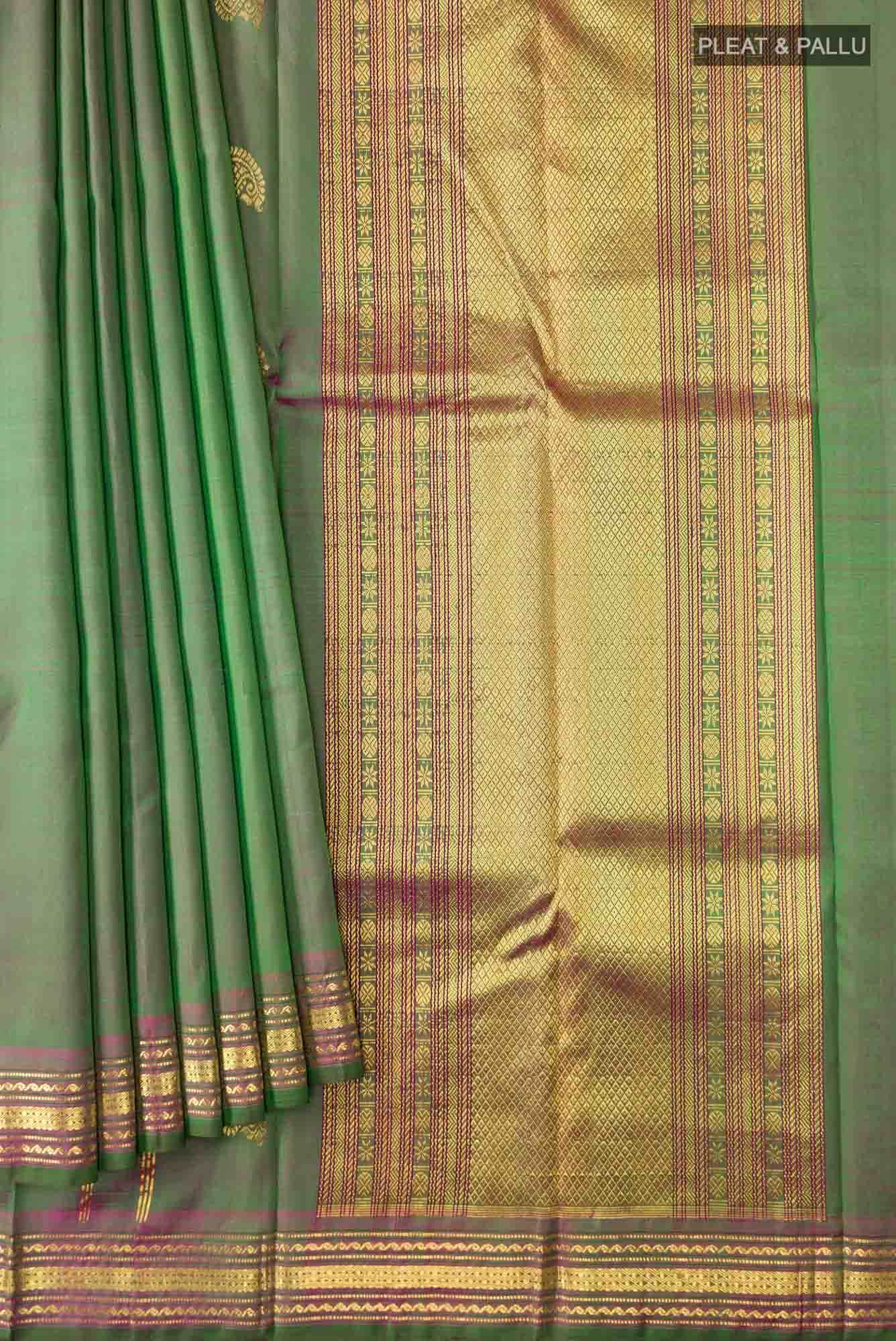 Green Kanchipuram Silk Saree