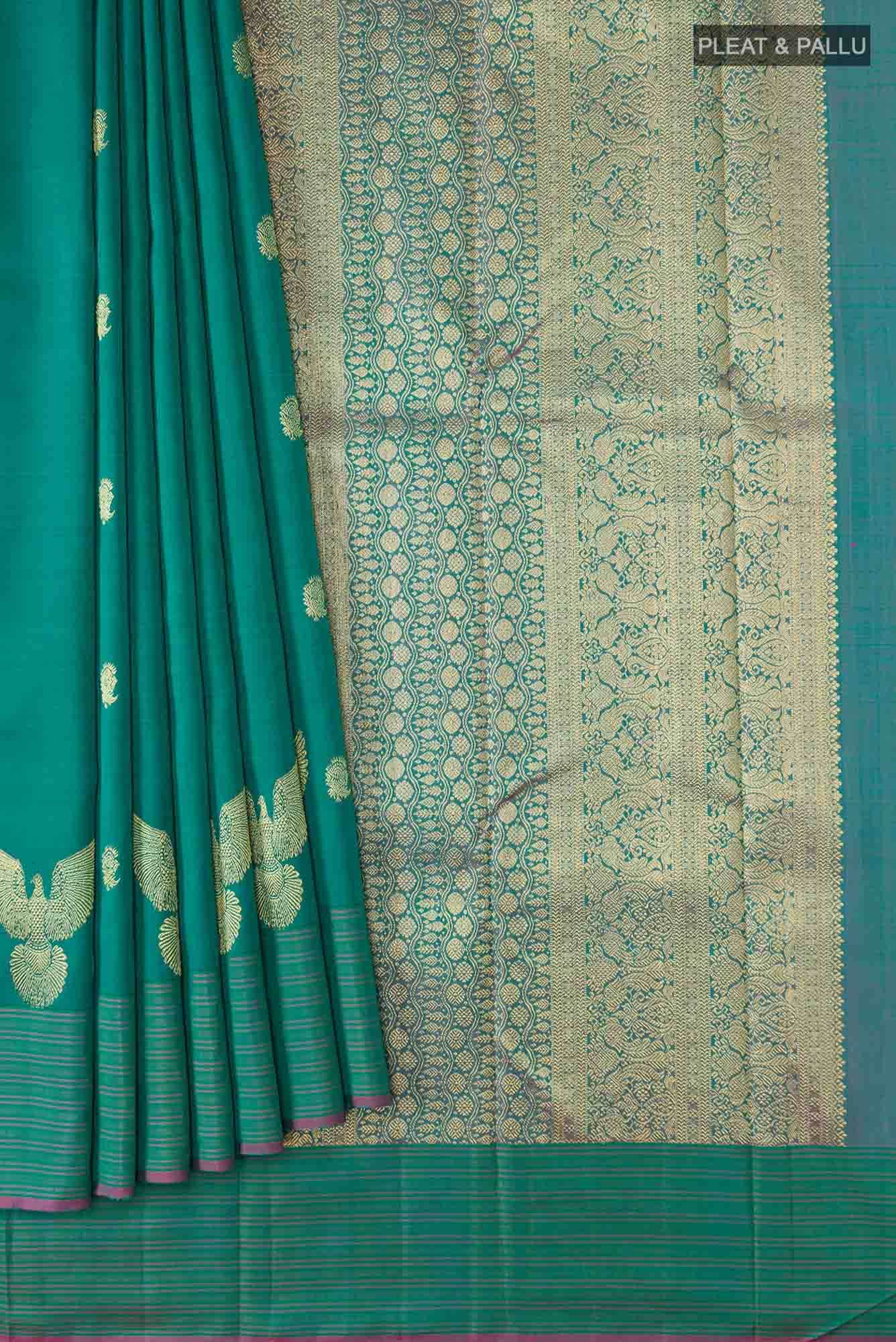 Green Kanchipuram Silk Saree