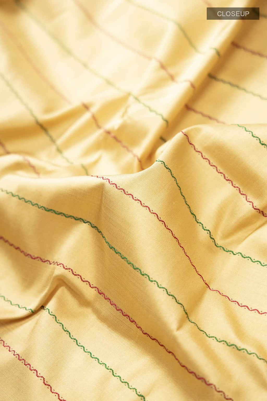 Beige Kanchipuram Silk Saree