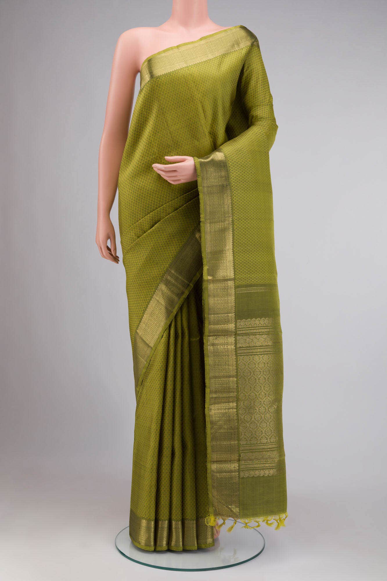 Green Kanchipuram Silk Saree