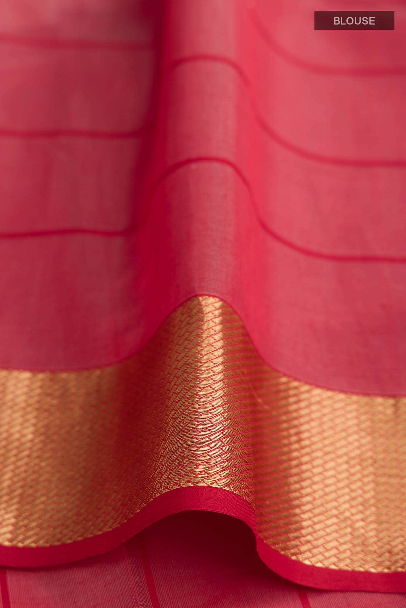 White Maheshwari Silk Cotton Saree