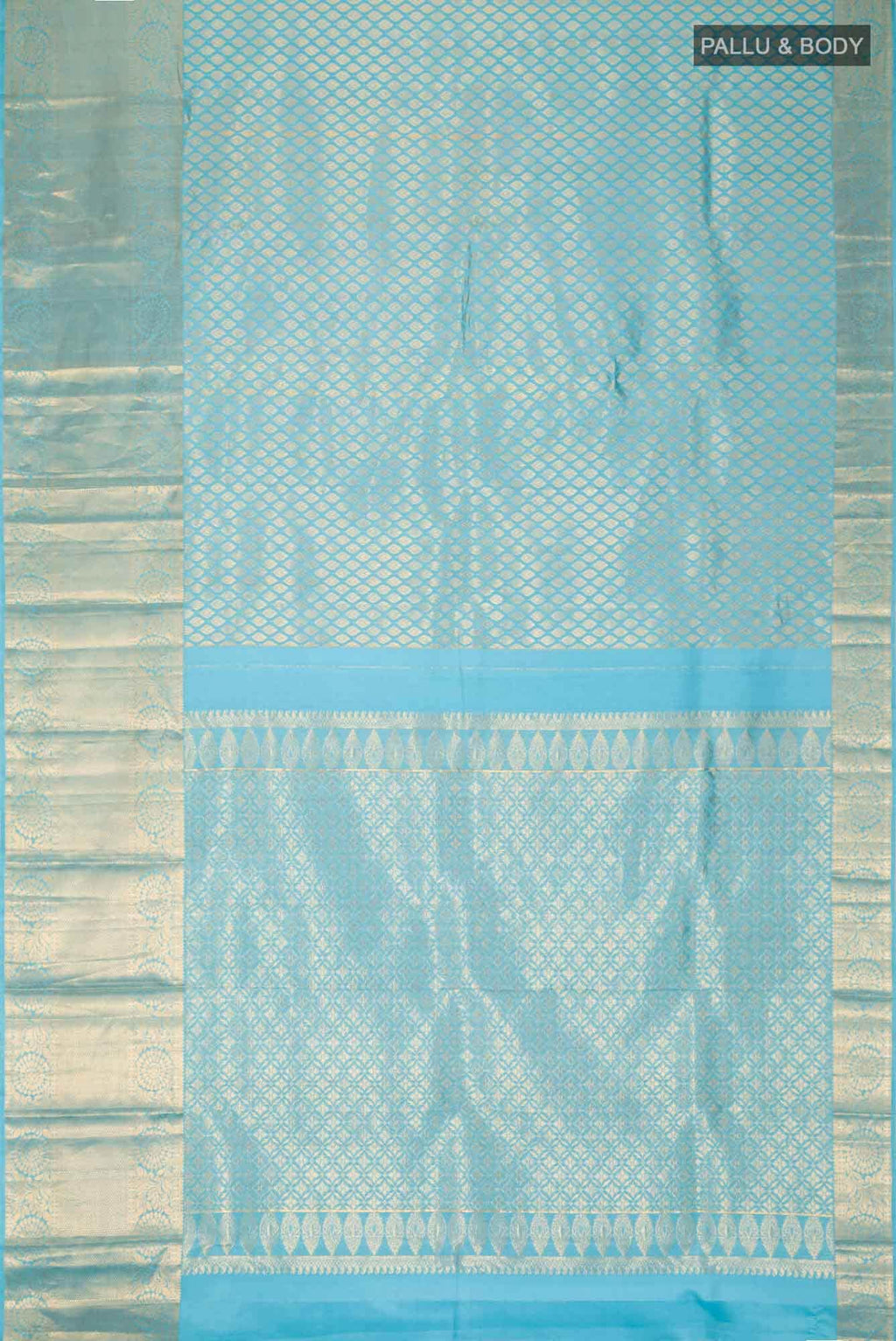 Blue Kanchipuram Silk Saree