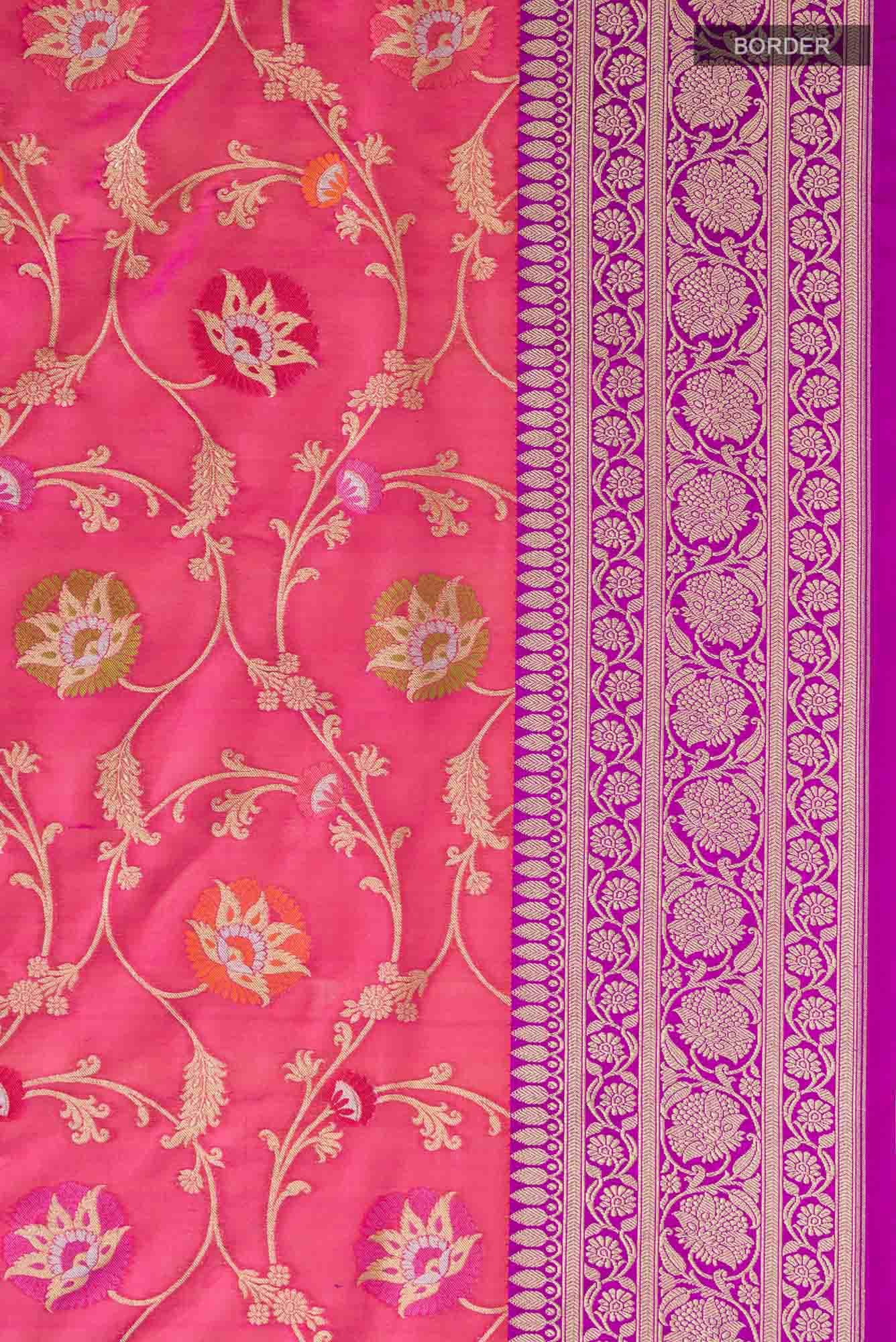 Red Banarasi Silk Saree