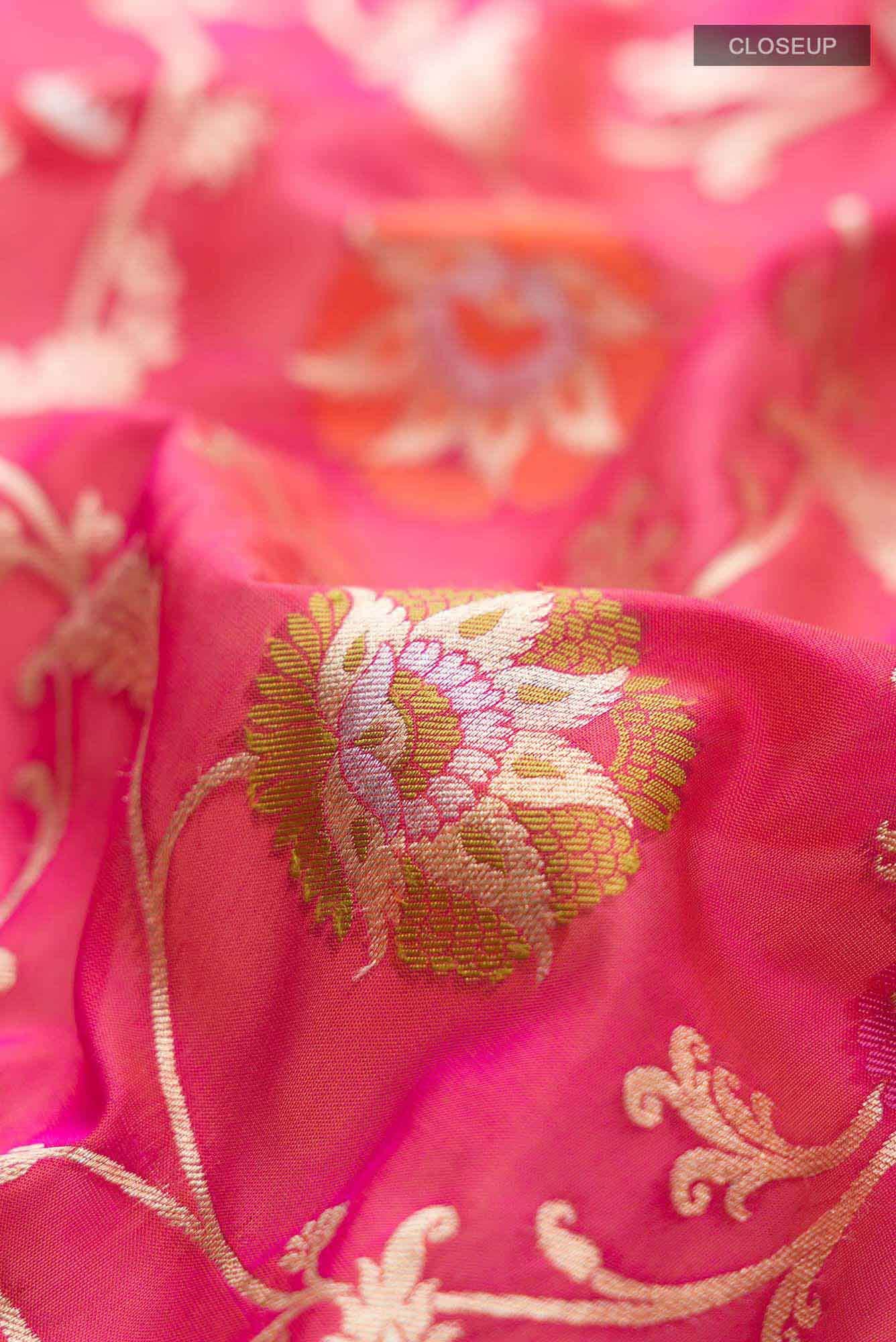 Red Banarasi Silk Saree
