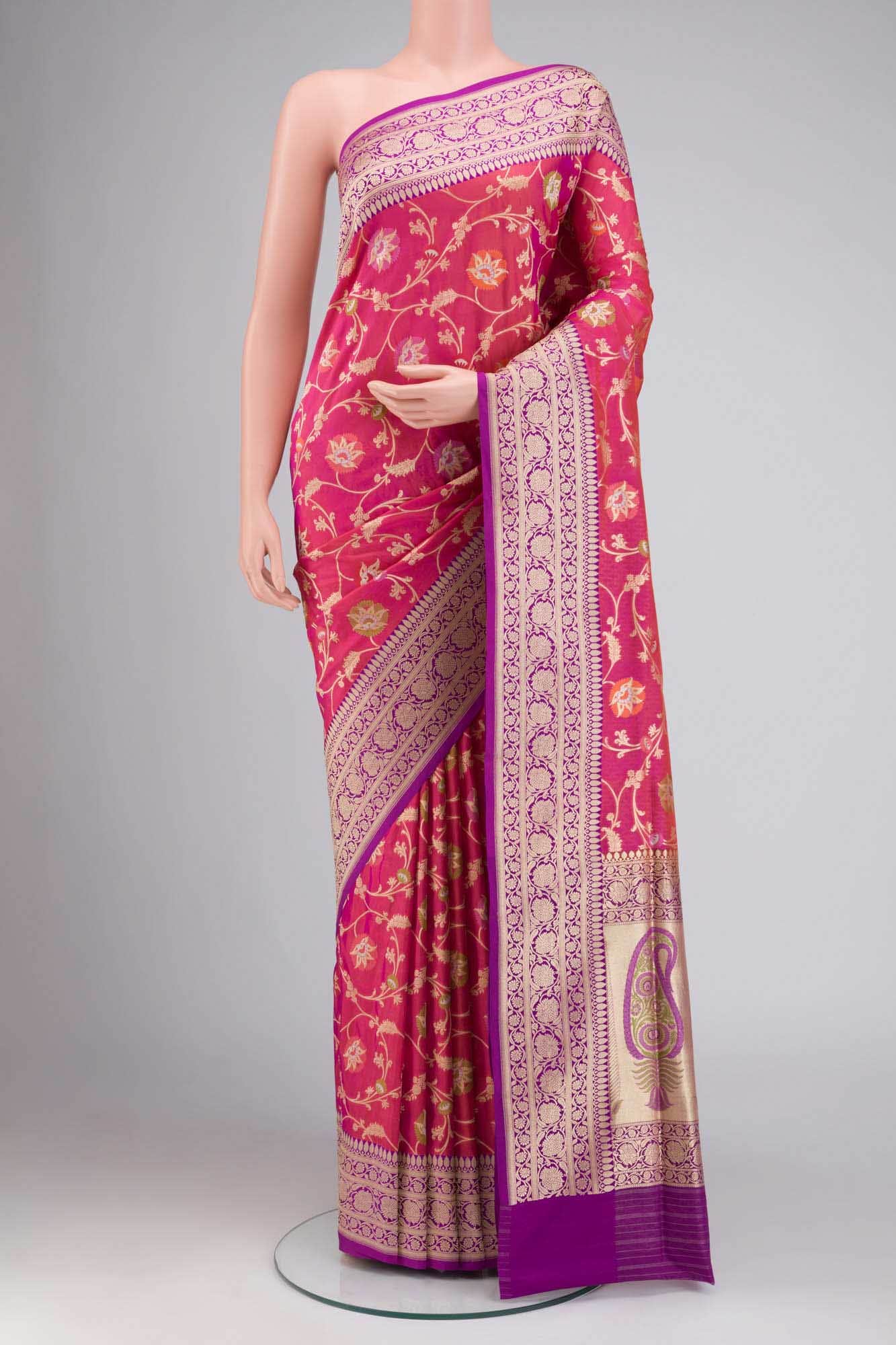 Red Banarasi Silk Saree