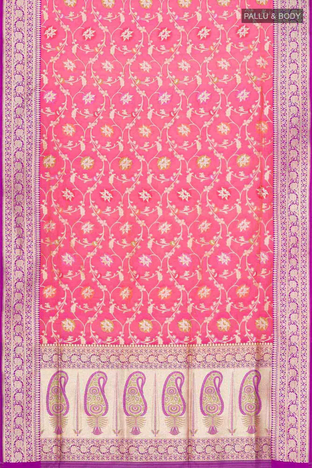 Red Banarasi Silk Saree