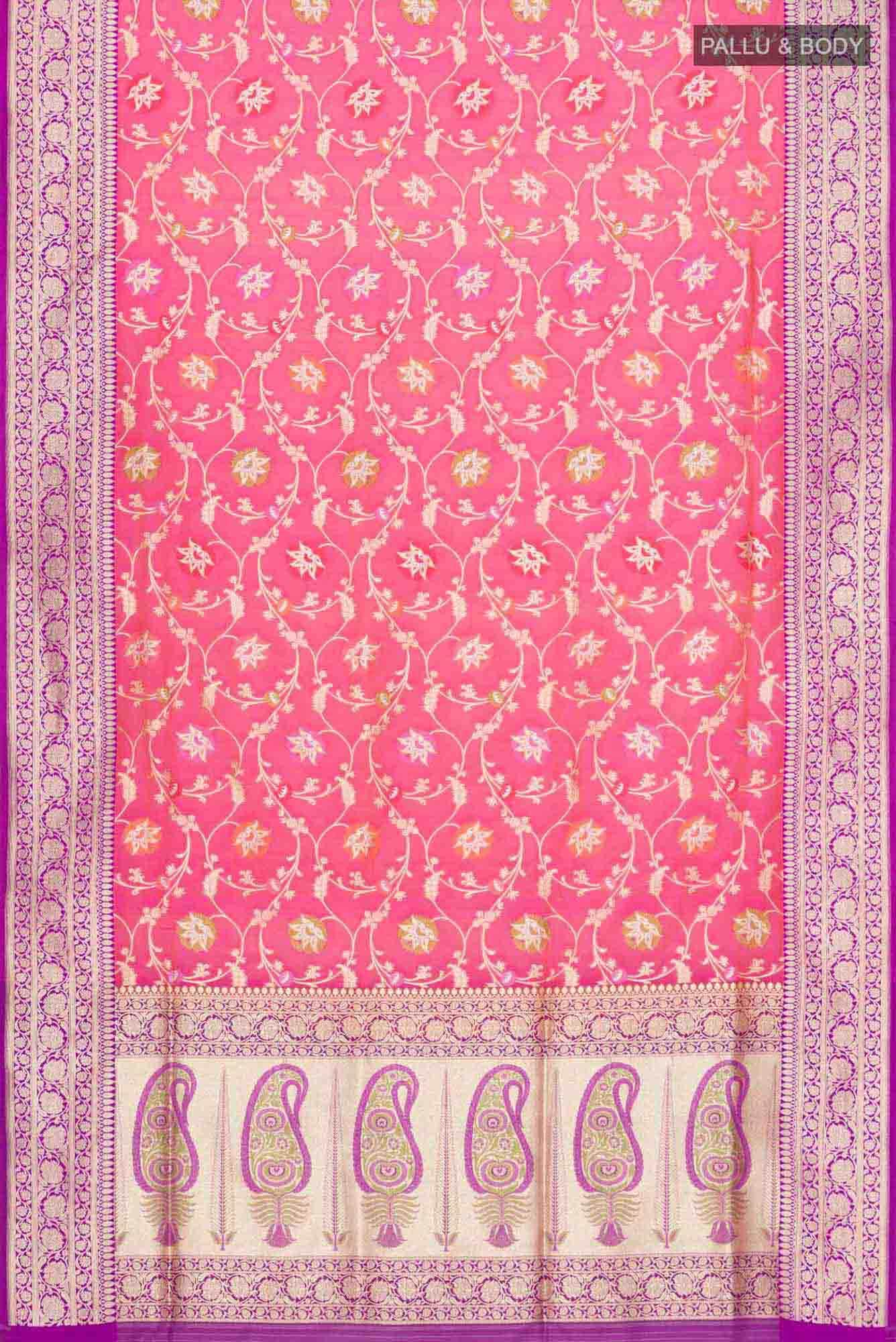 Red Banarasi Silk Saree