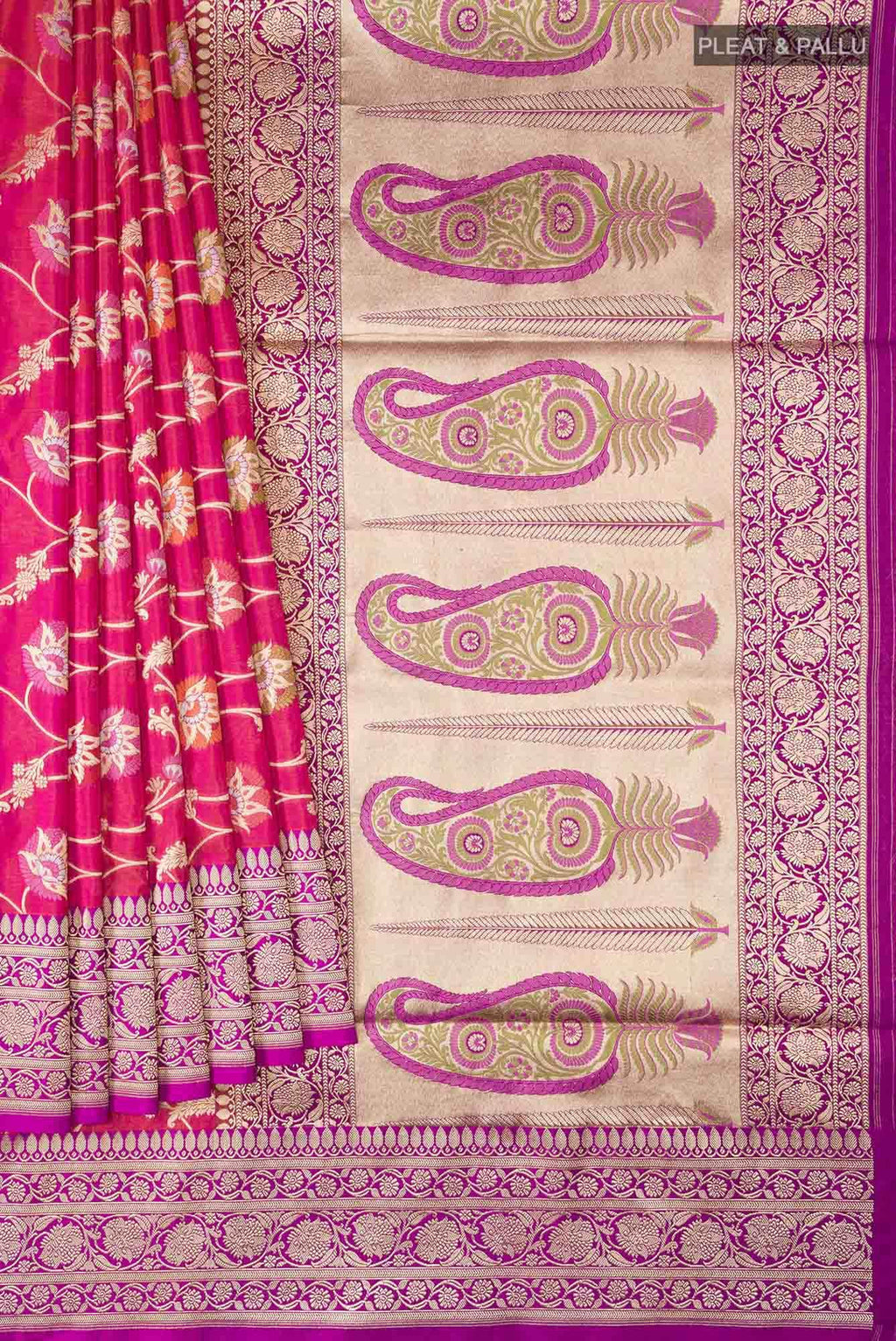 Red Banarasi Silk Saree
