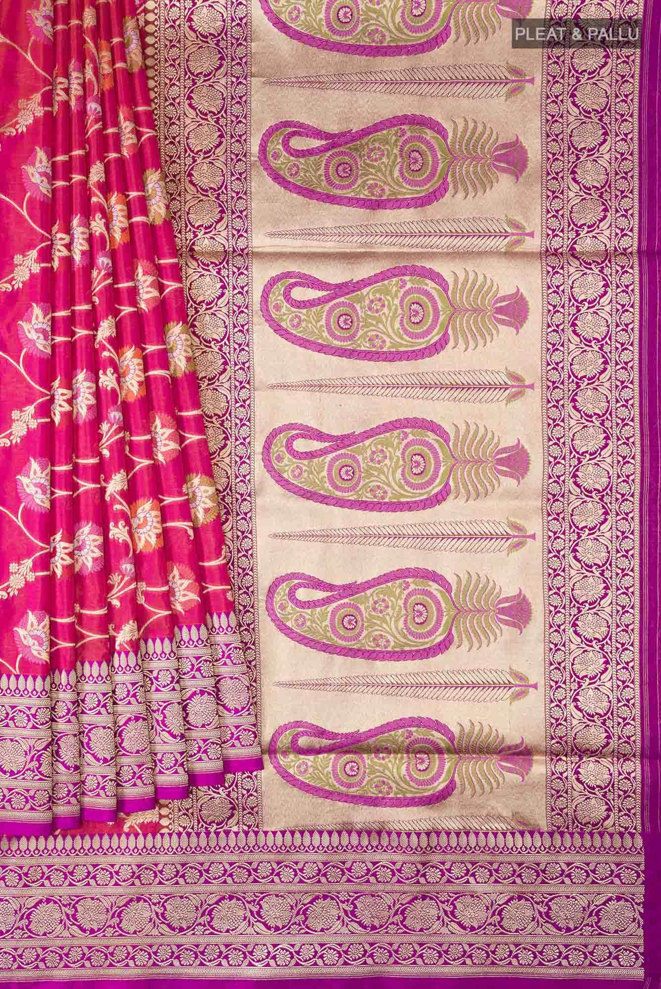 Red Banarasi Silk Saree