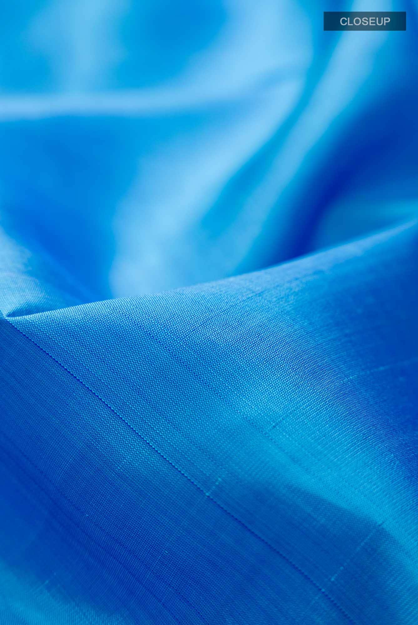 Blue Kanchipuram Silk Saree