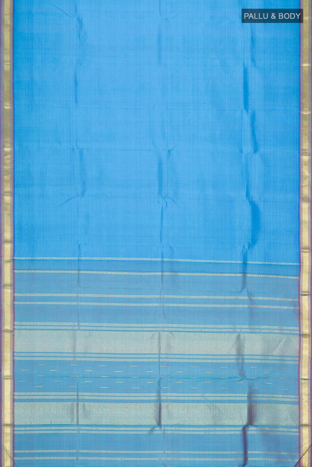 Blue Kanchipuram Silk Saree