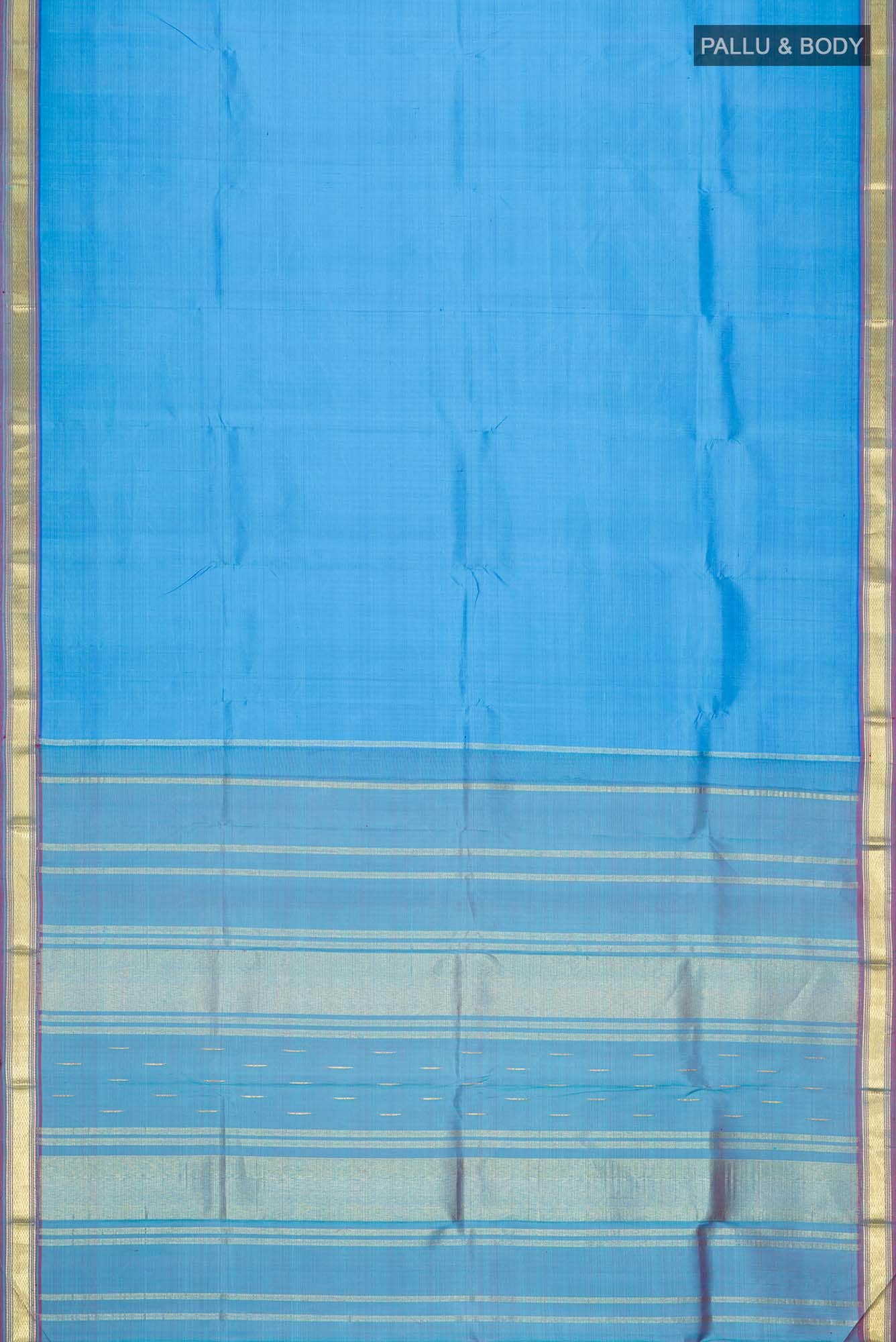 Blue Kanchipuram Silk Saree
