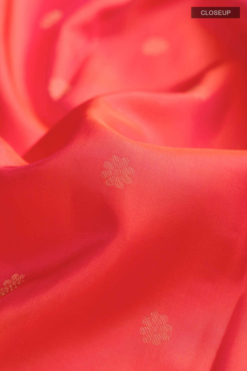 Orange Kanchipuram Silk Saree