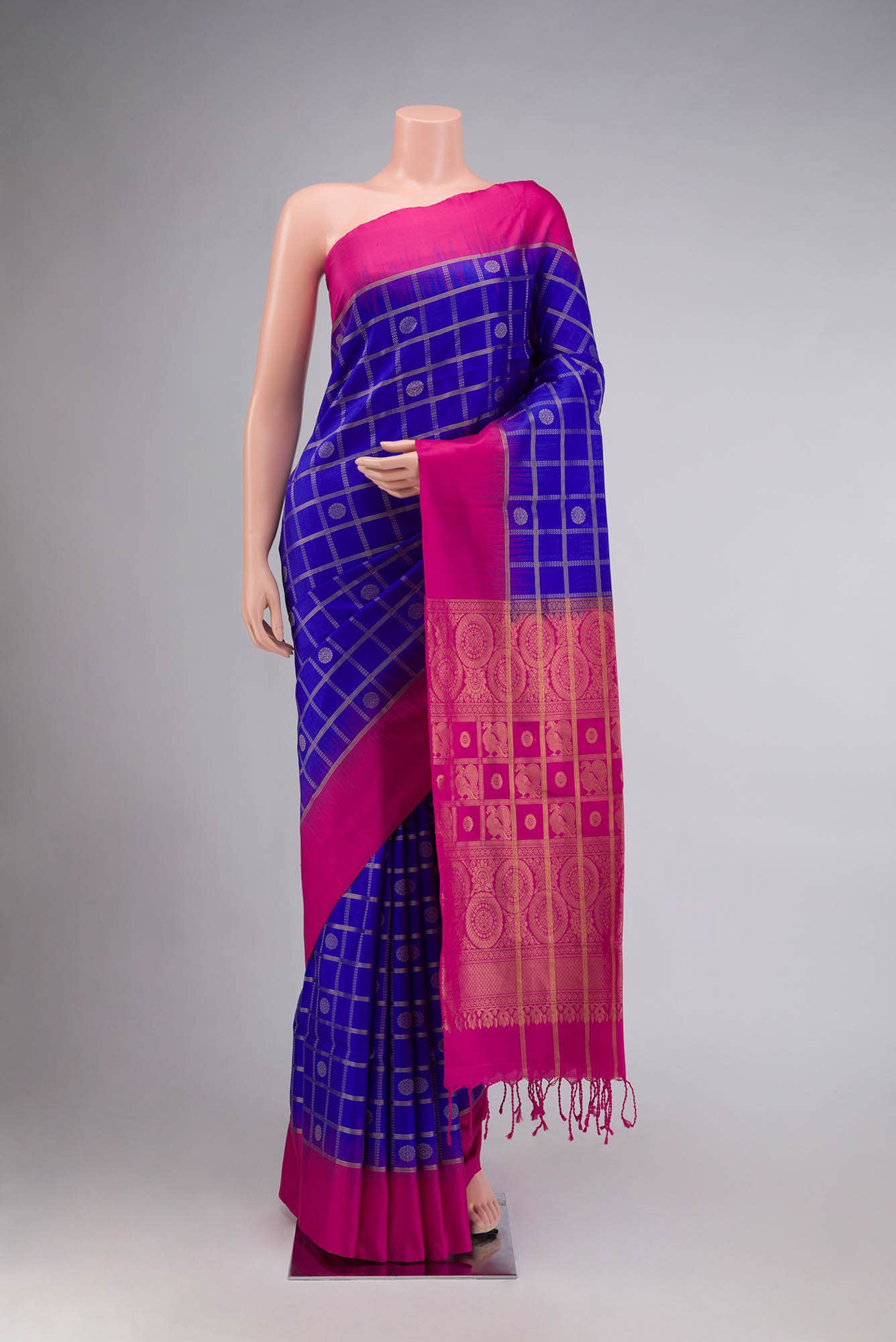 Blue Soft Silk Saree