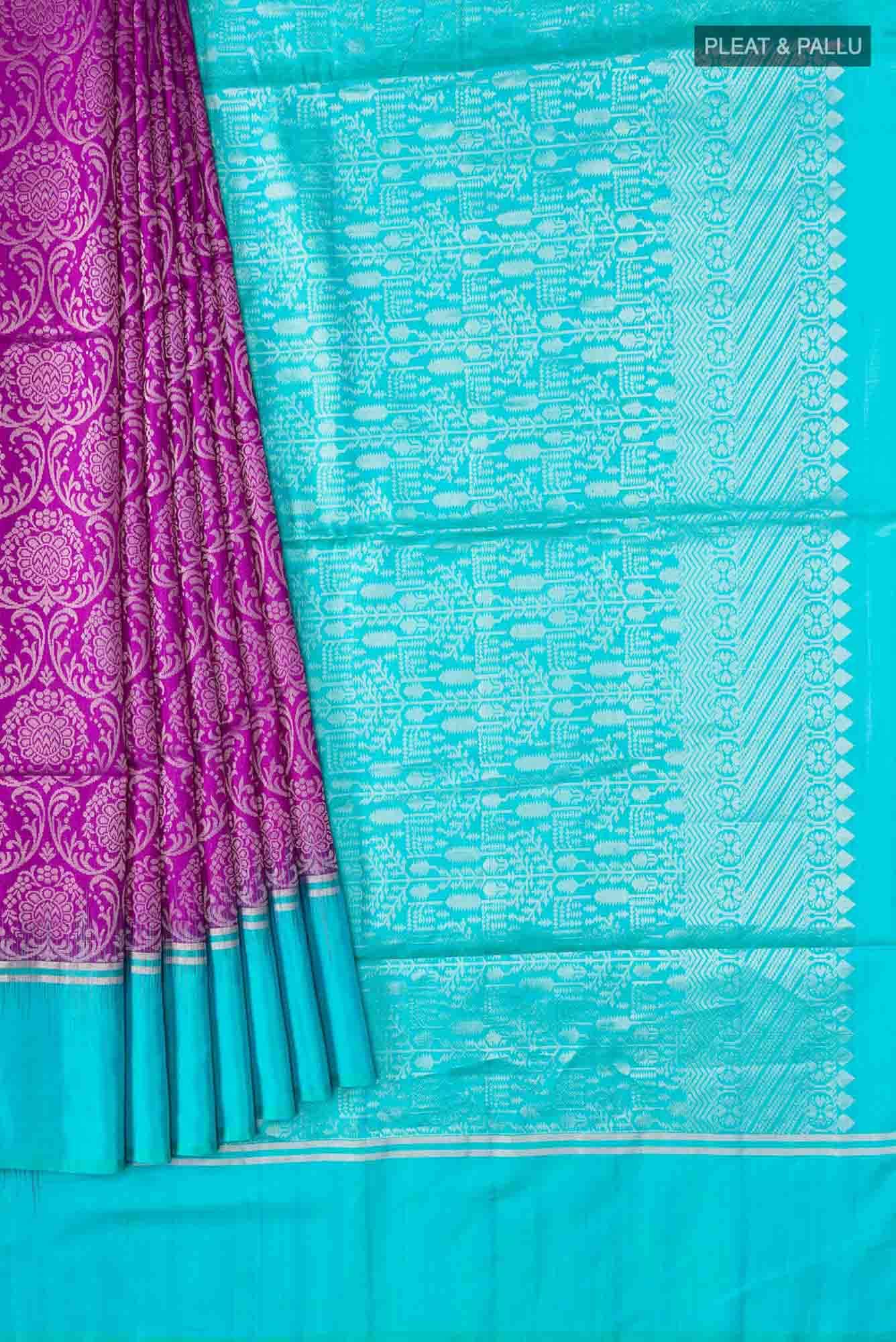Purple Soft Silk Saree