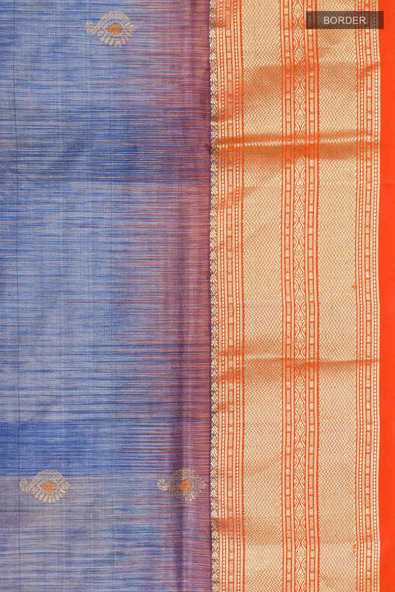 Blue Bangalore Silk Saree
