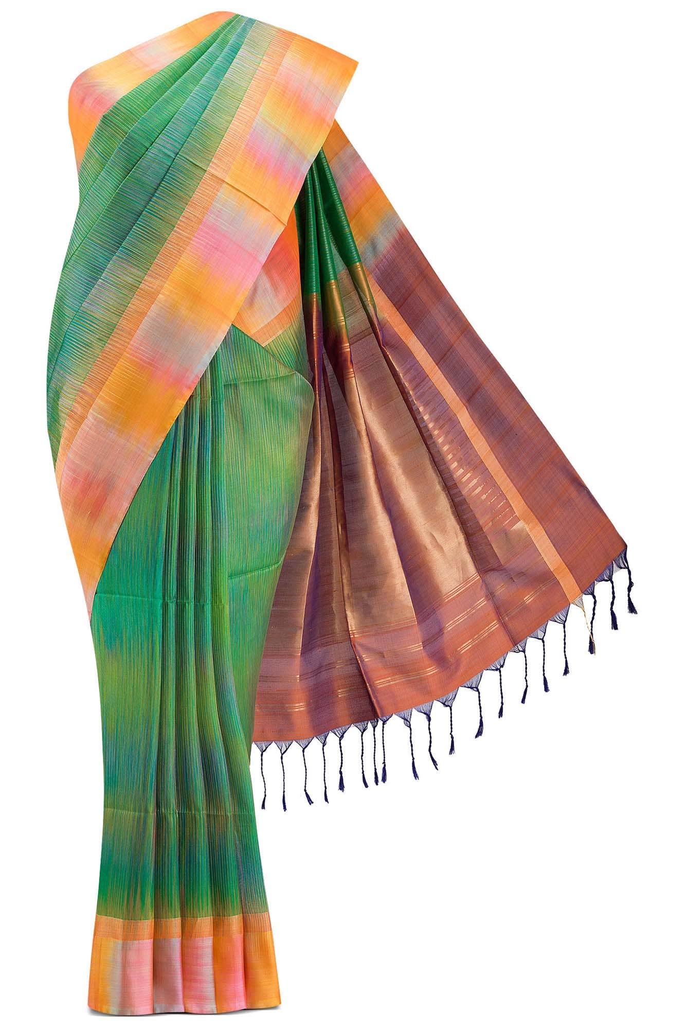Green Soft Silk Saree