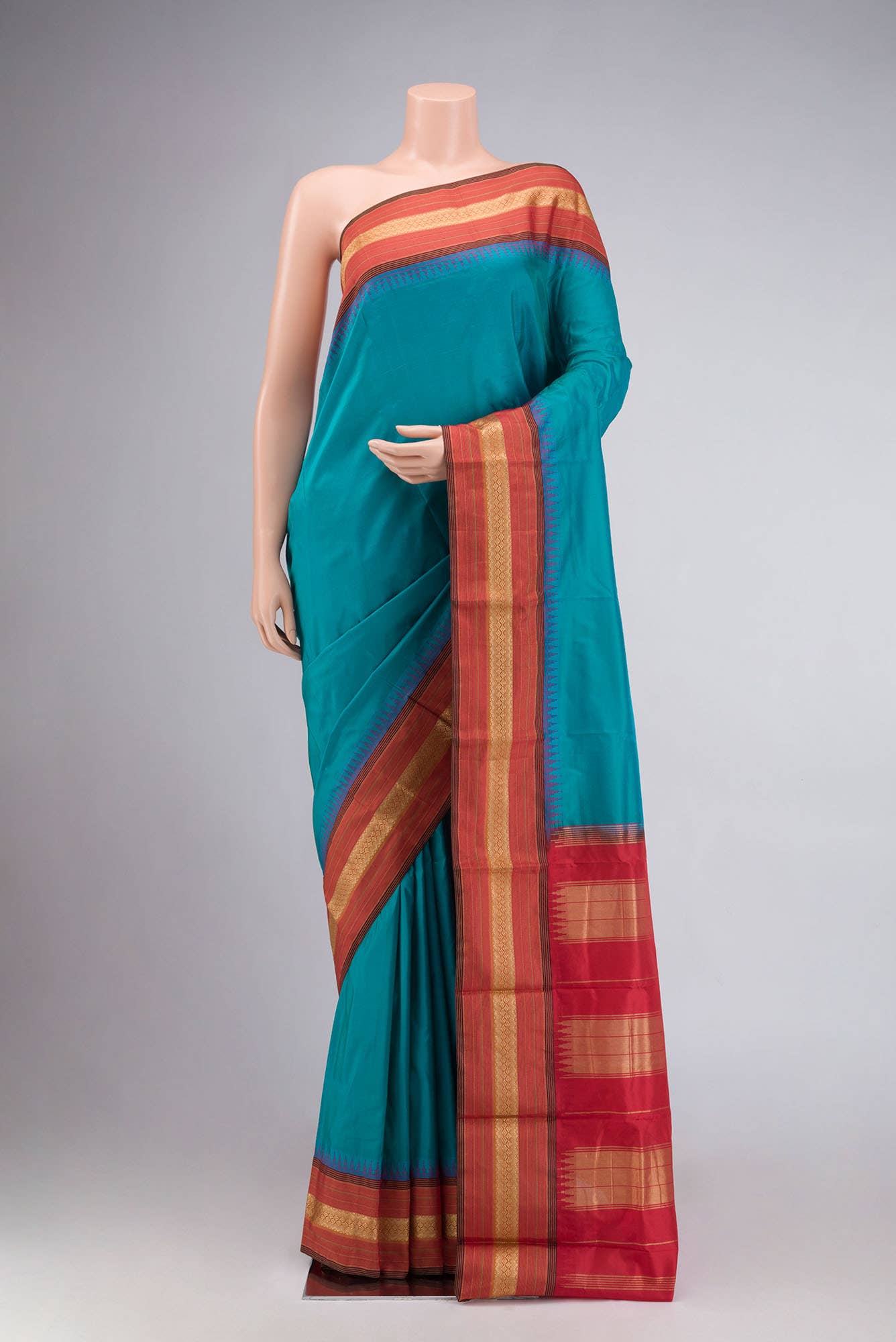 Blue Bangalore Silk Saree