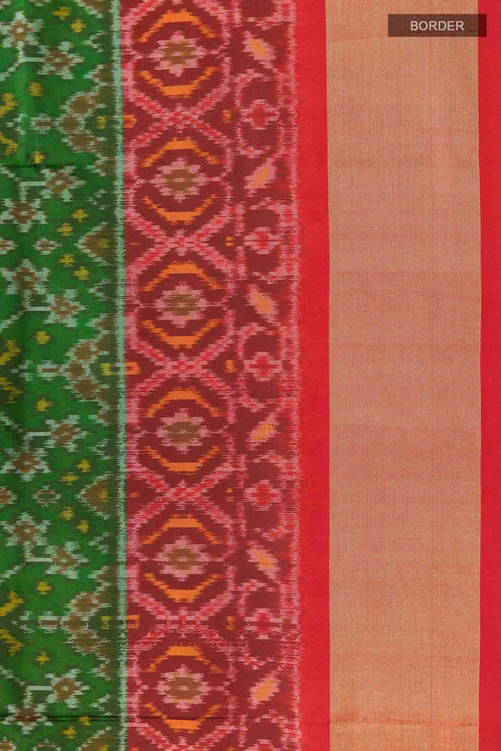 Green Pochampally Silk Saree