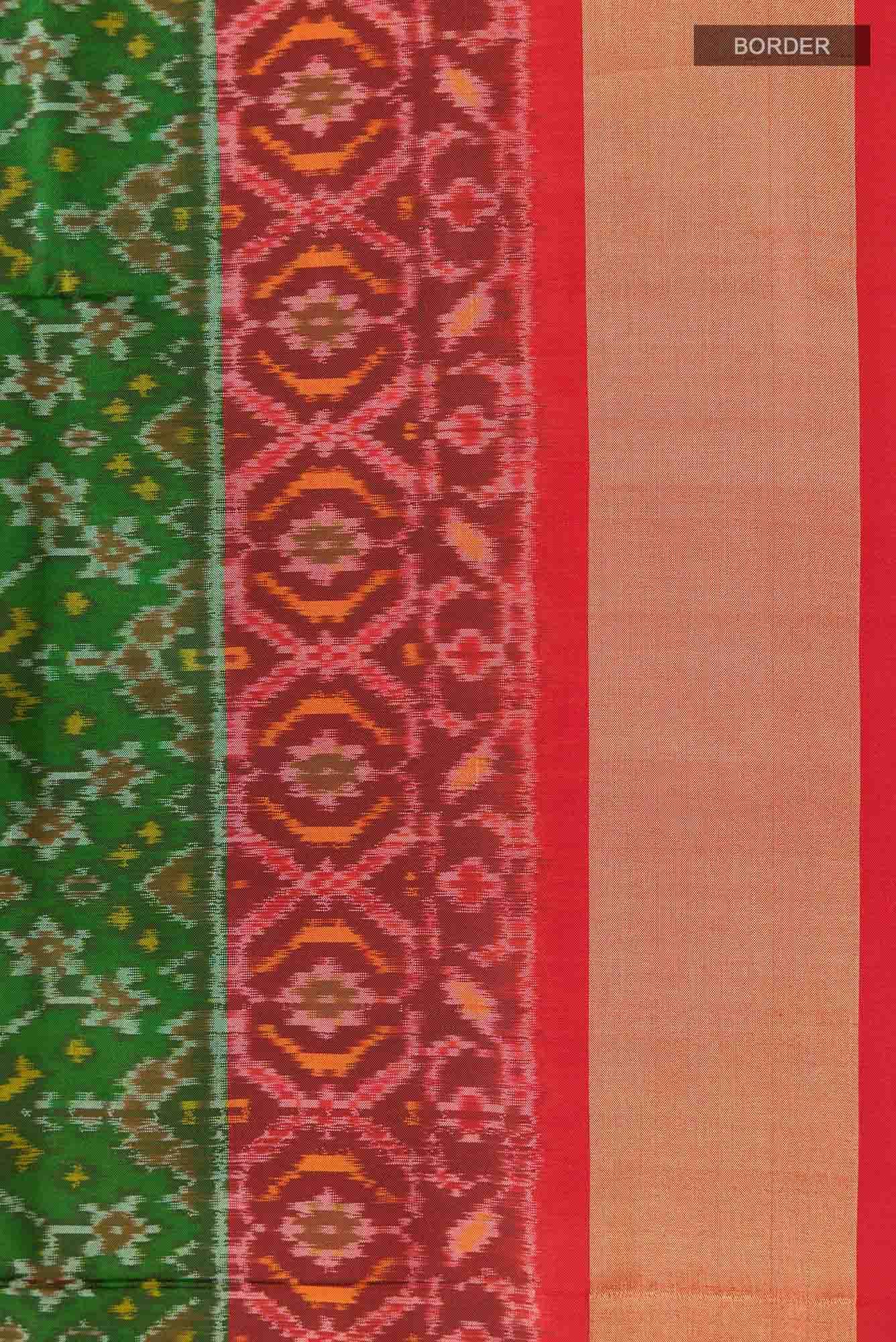 Green Pochampally Silk Saree