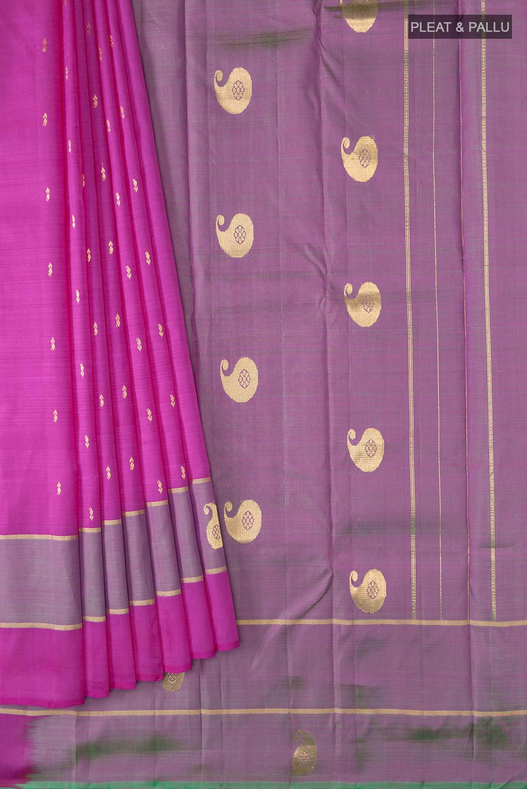 Pink Kanchipuram Silk Saree