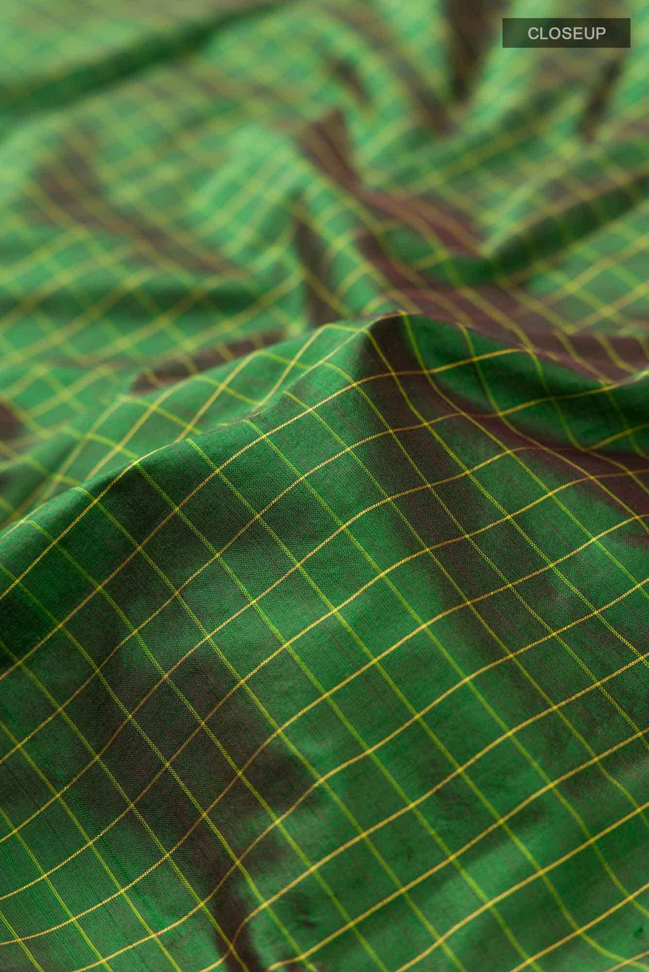 Green Kanchipuram Silk Saree