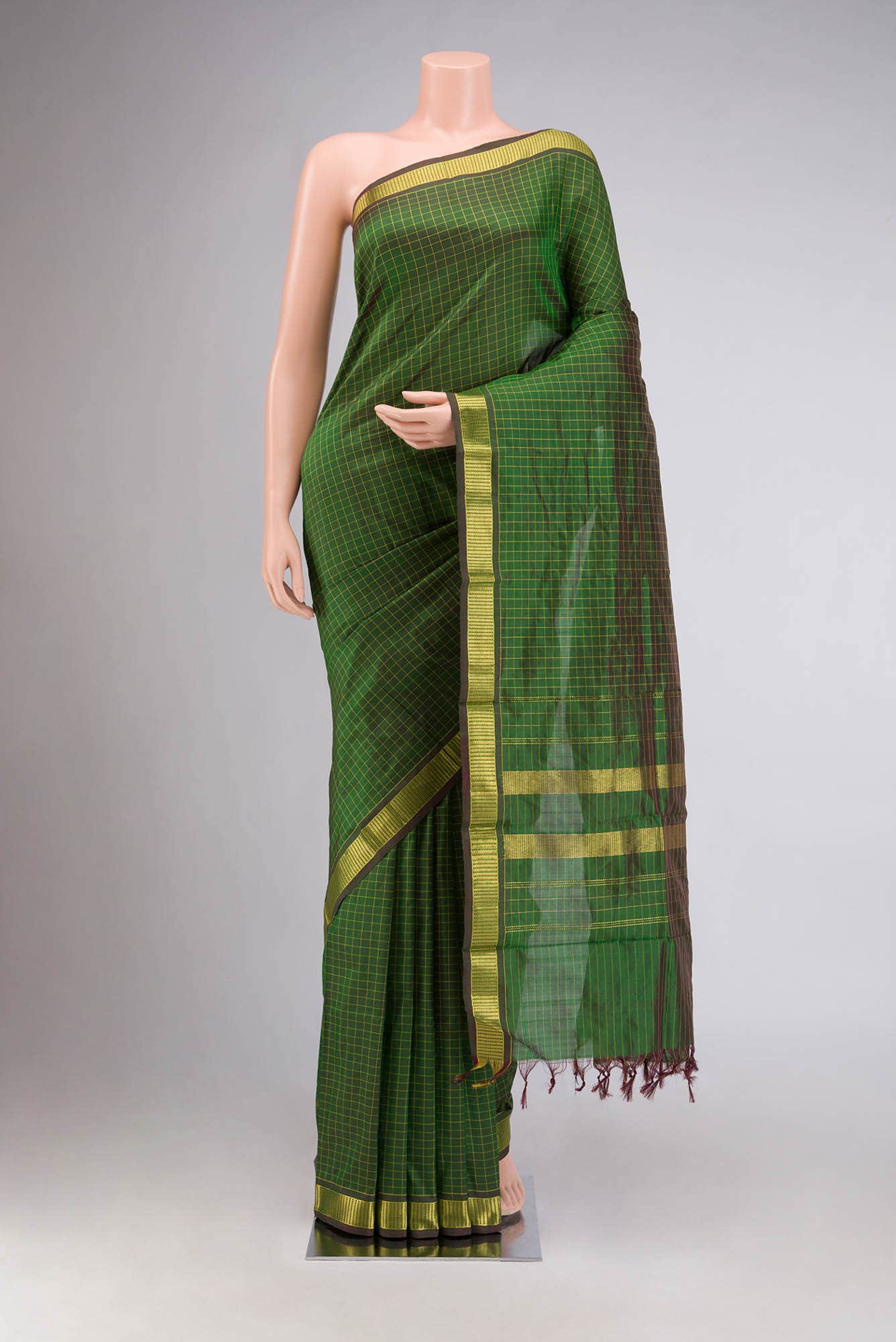 Green Kanchipuram Silk Saree