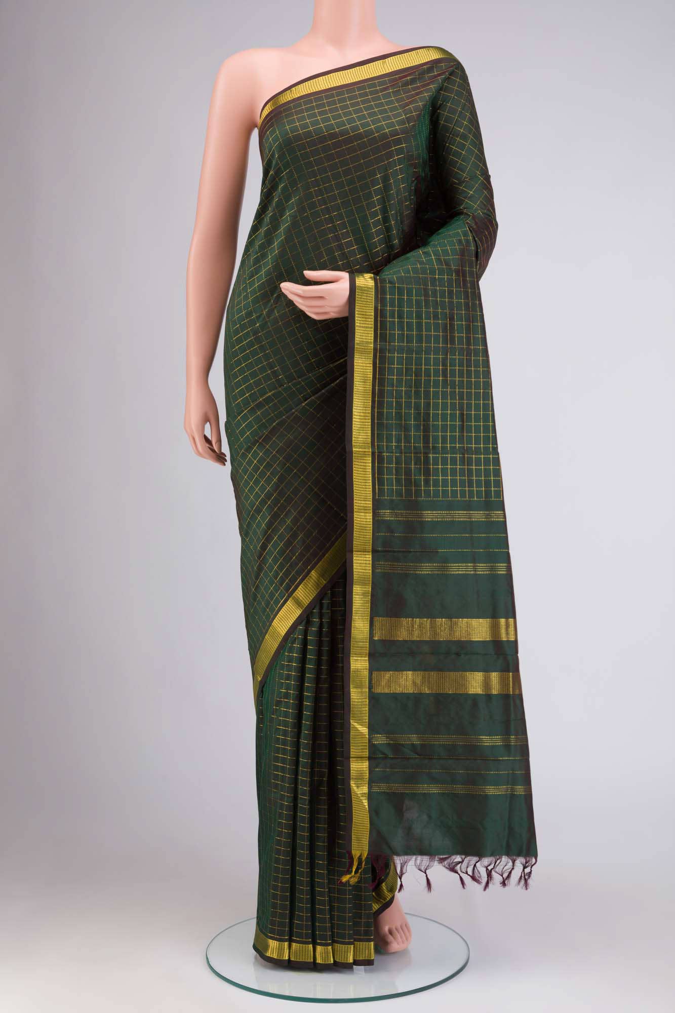 Green Kanchipuram Silk Saree