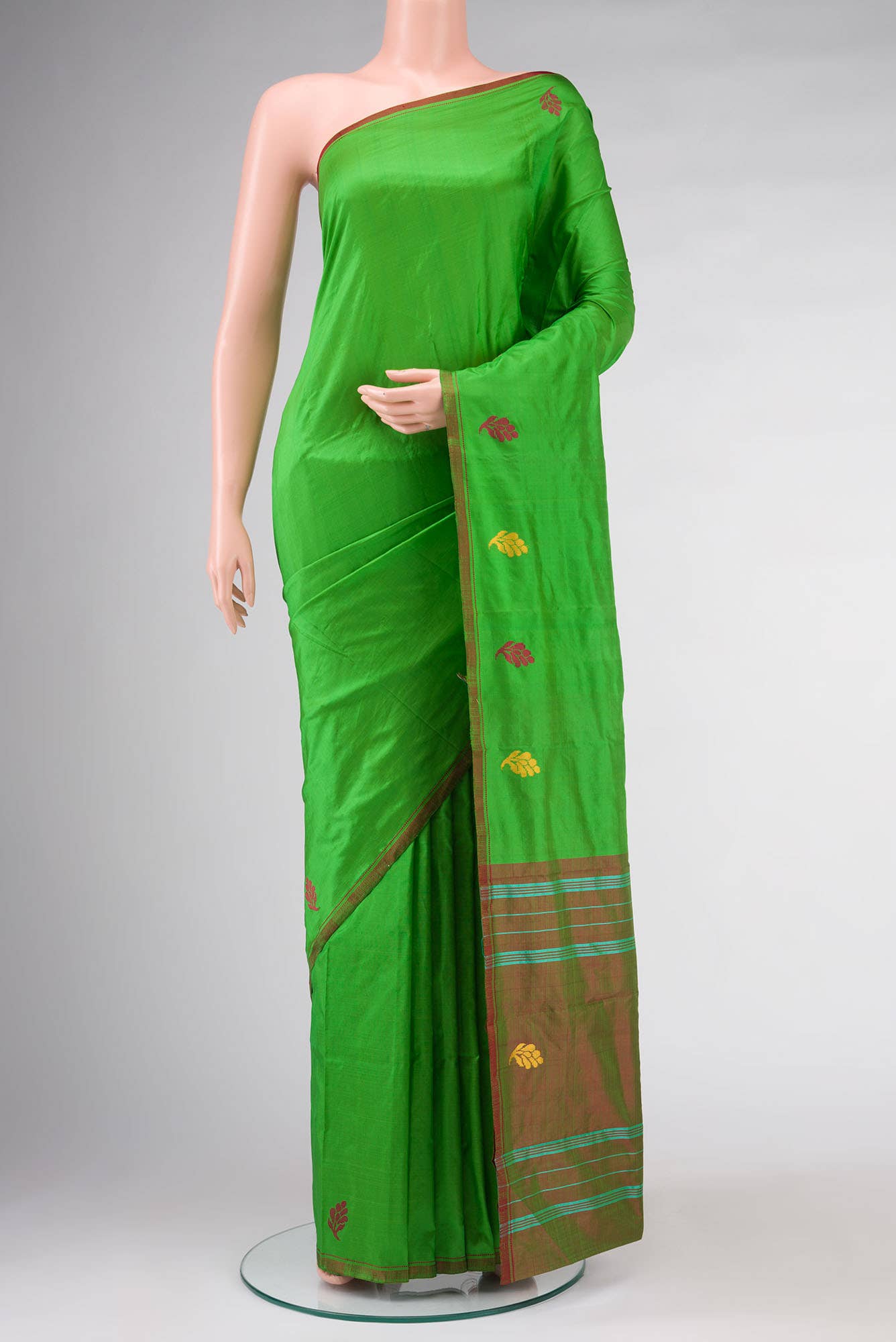 Green Kanchipuram Silk Saree