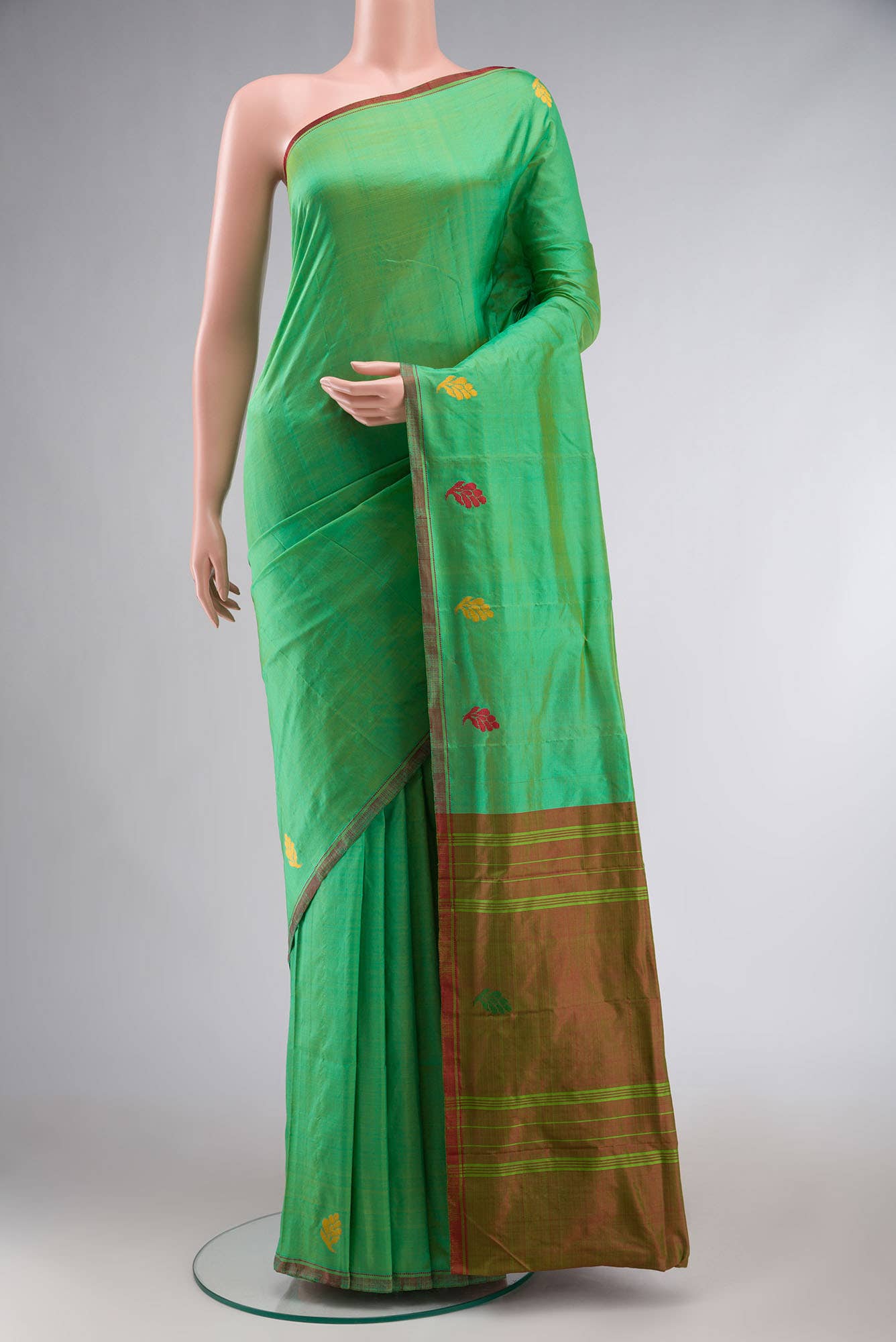 Green Kanchipuram Silk Saree