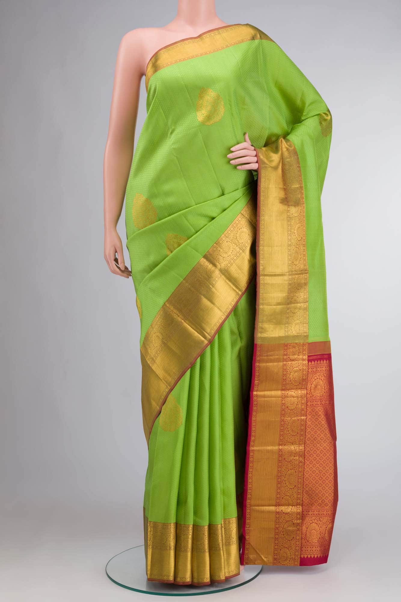 Green Kanchipuram Silk Saree