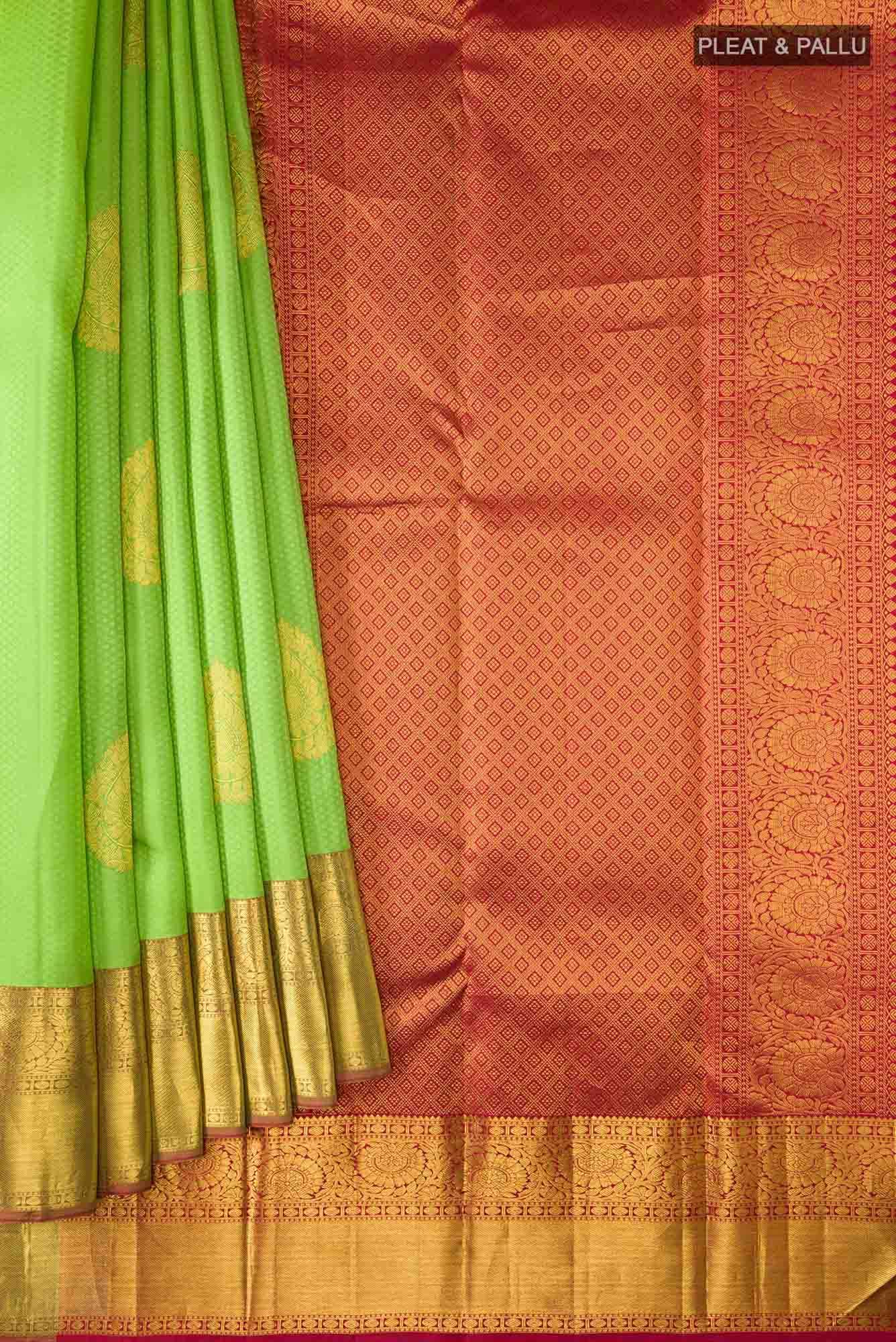 Green Kanchipuram Silk Saree