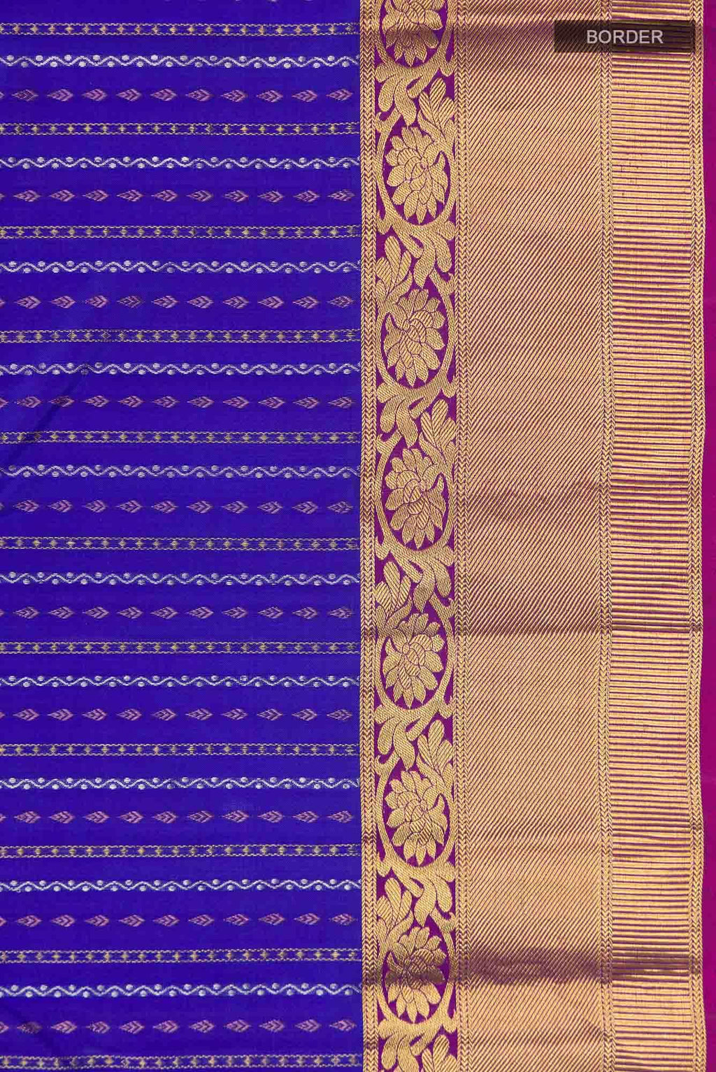 Blue Kanchipuram Silk Saree
