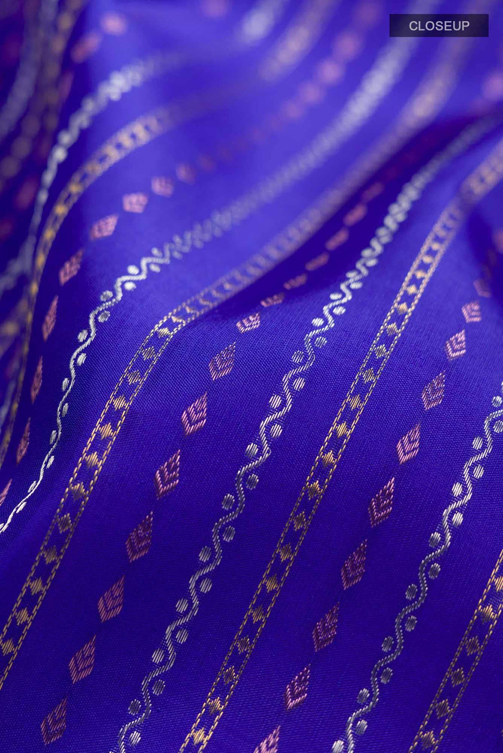 Blue Kanchipuram Silk Saree
