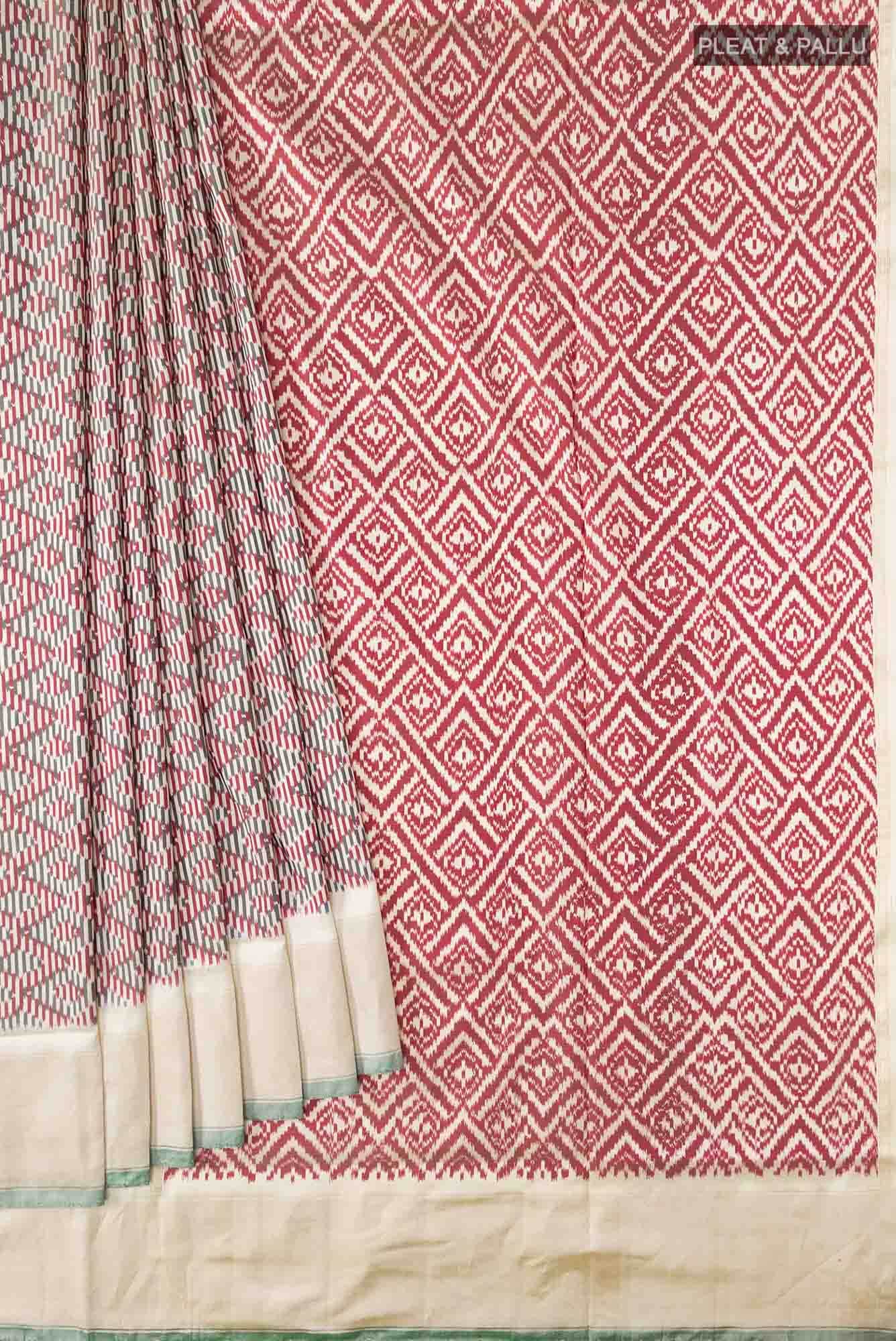 Multi Pochampally Silk Saree