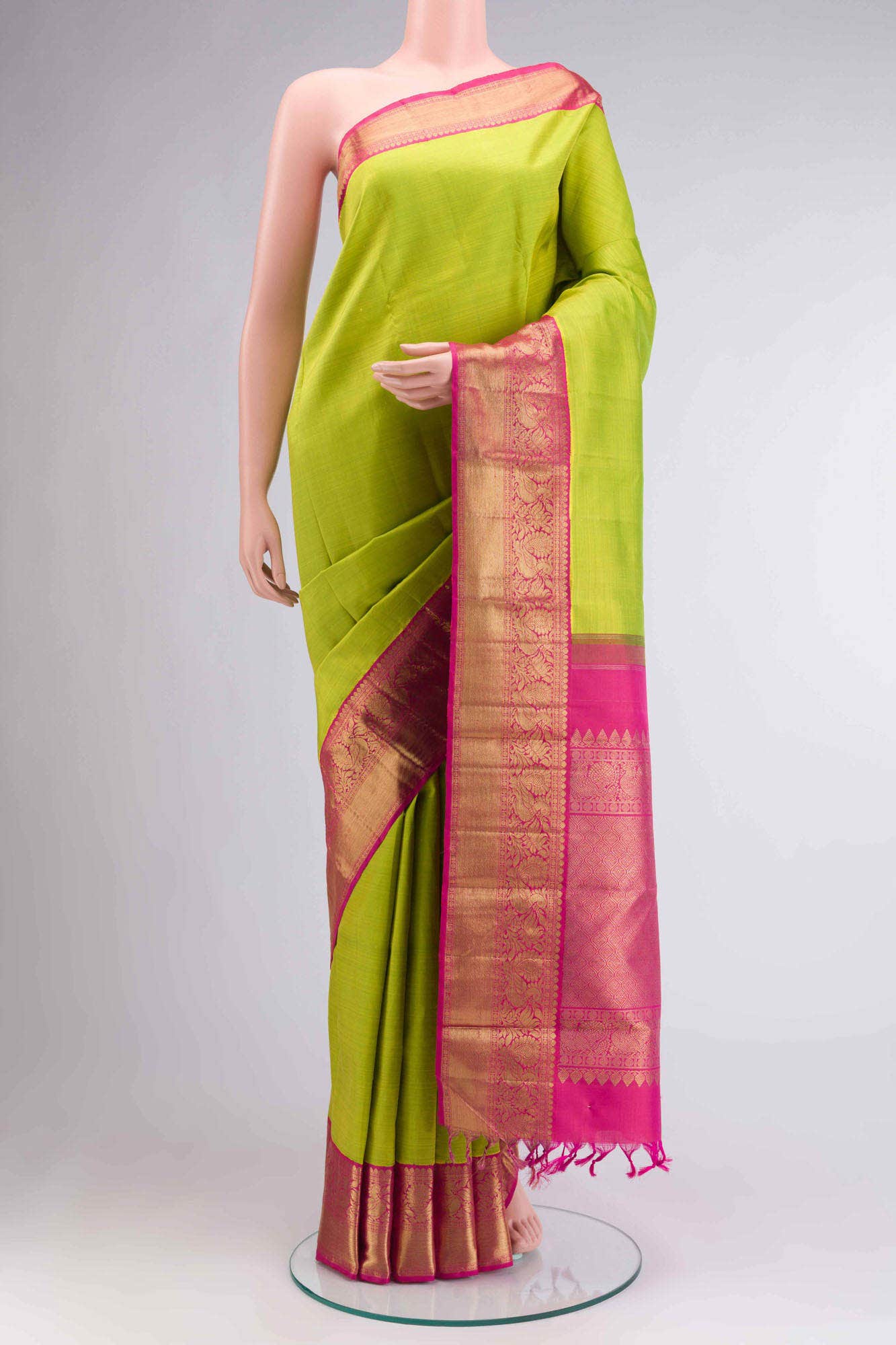 Green Kanchipuram Silk Saree