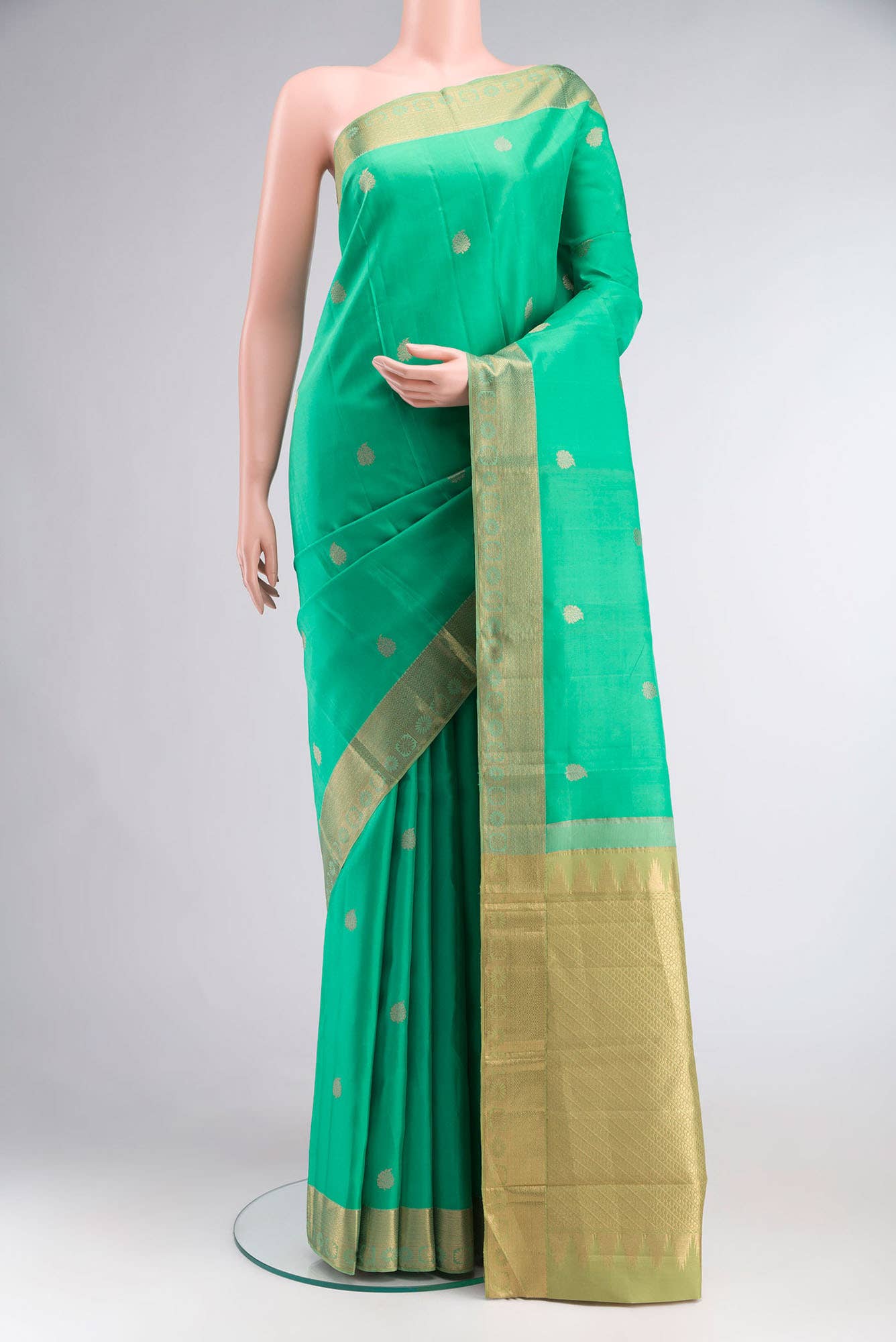 Green Kanchipuram Silk Saree