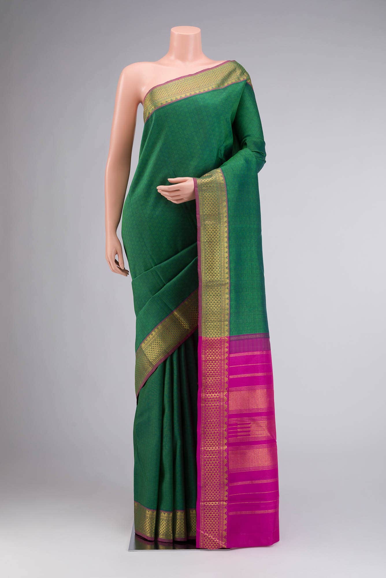 Green Kanchipuram Silk Saree