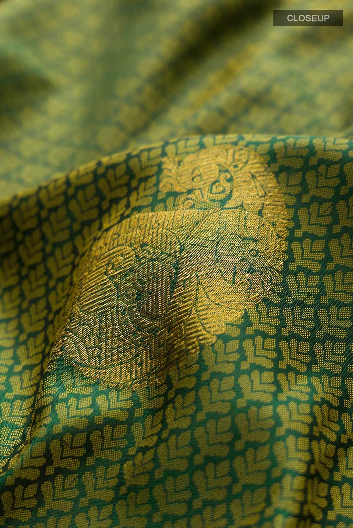 Green Kanchipuram Silk Saree