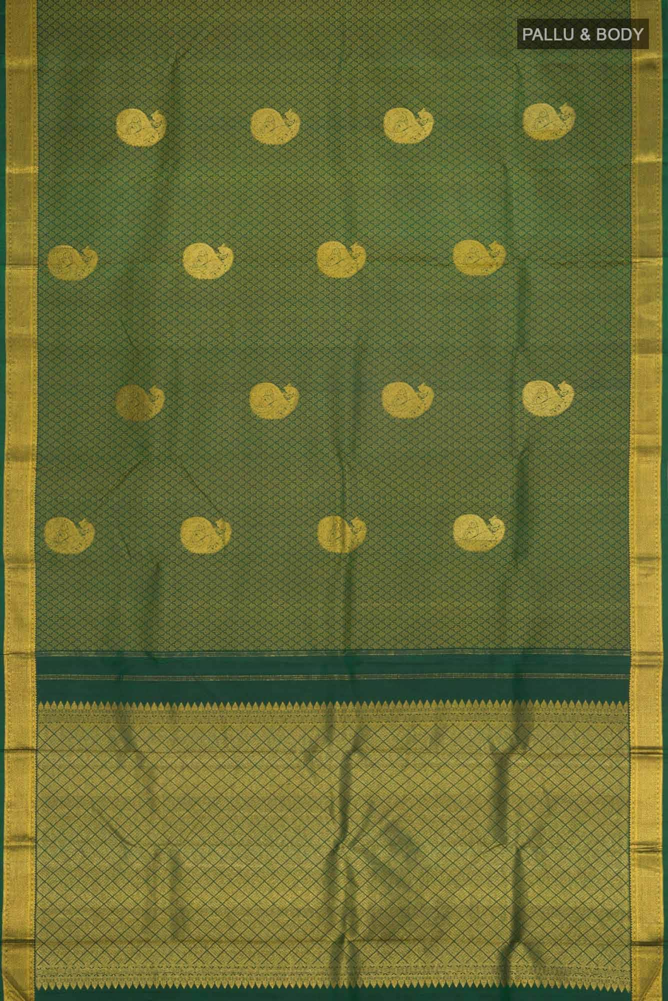 Green Kanchipuram Silk Saree