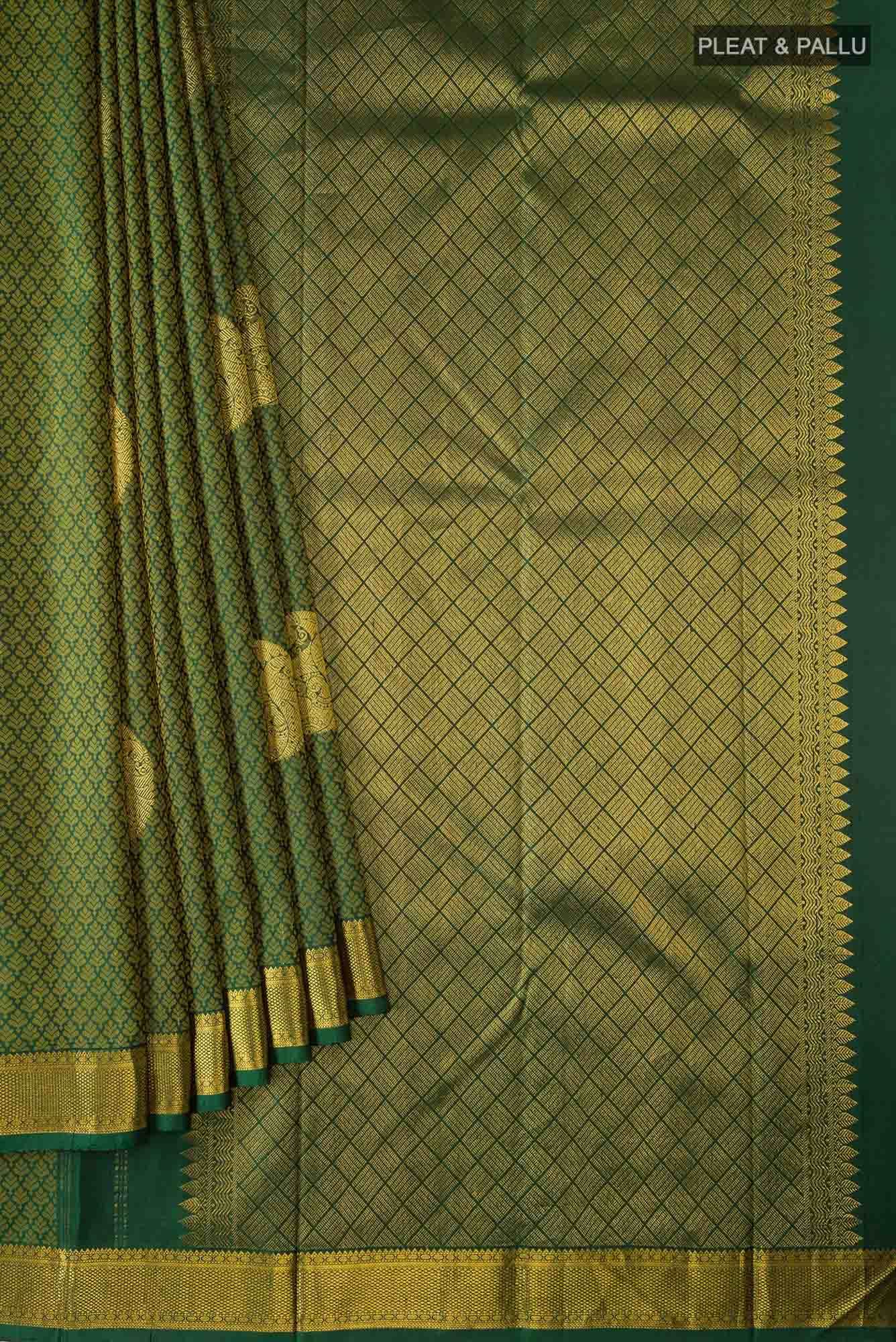 Green Kanchipuram Silk Saree