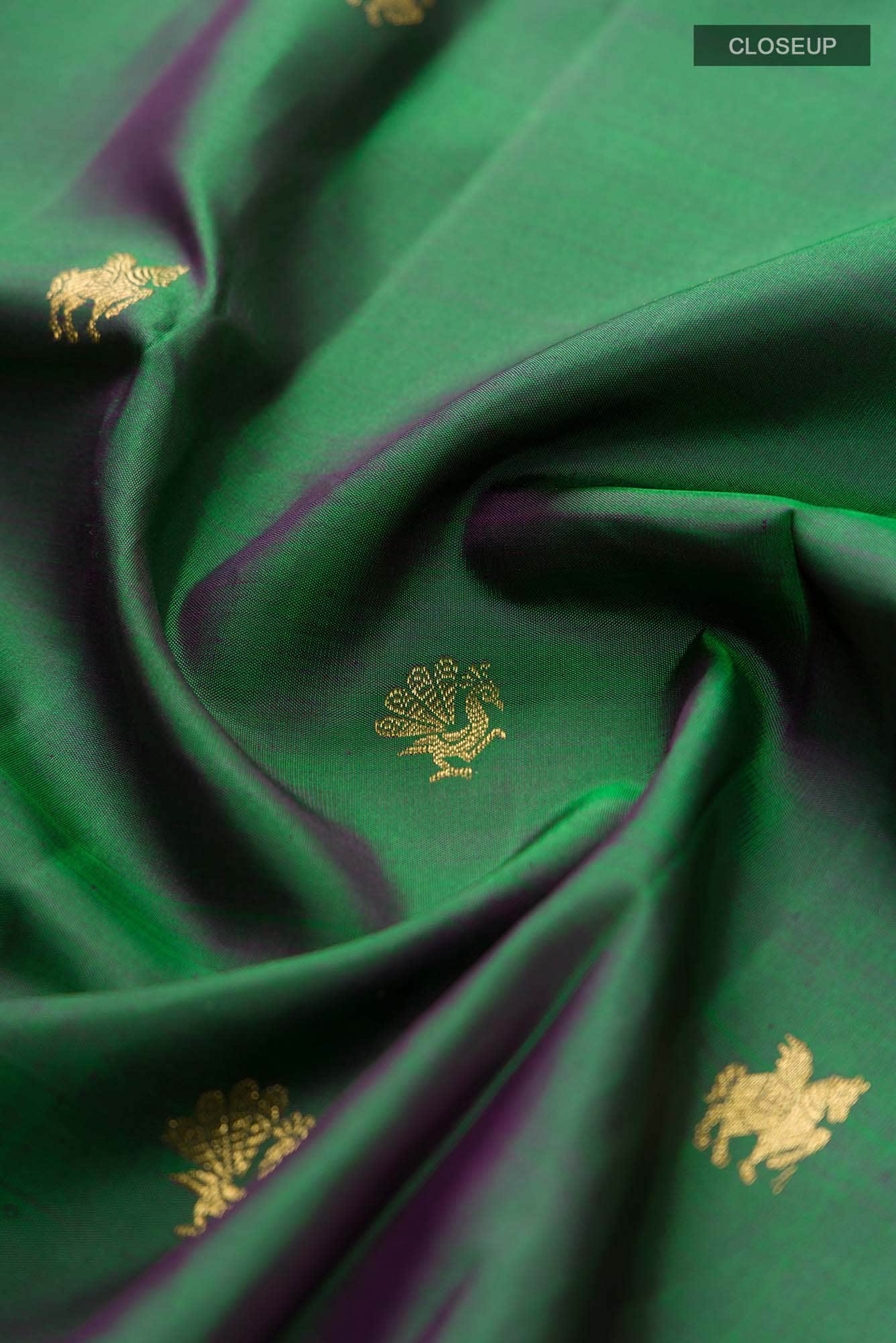 Green Kanchipuram Silk Saree