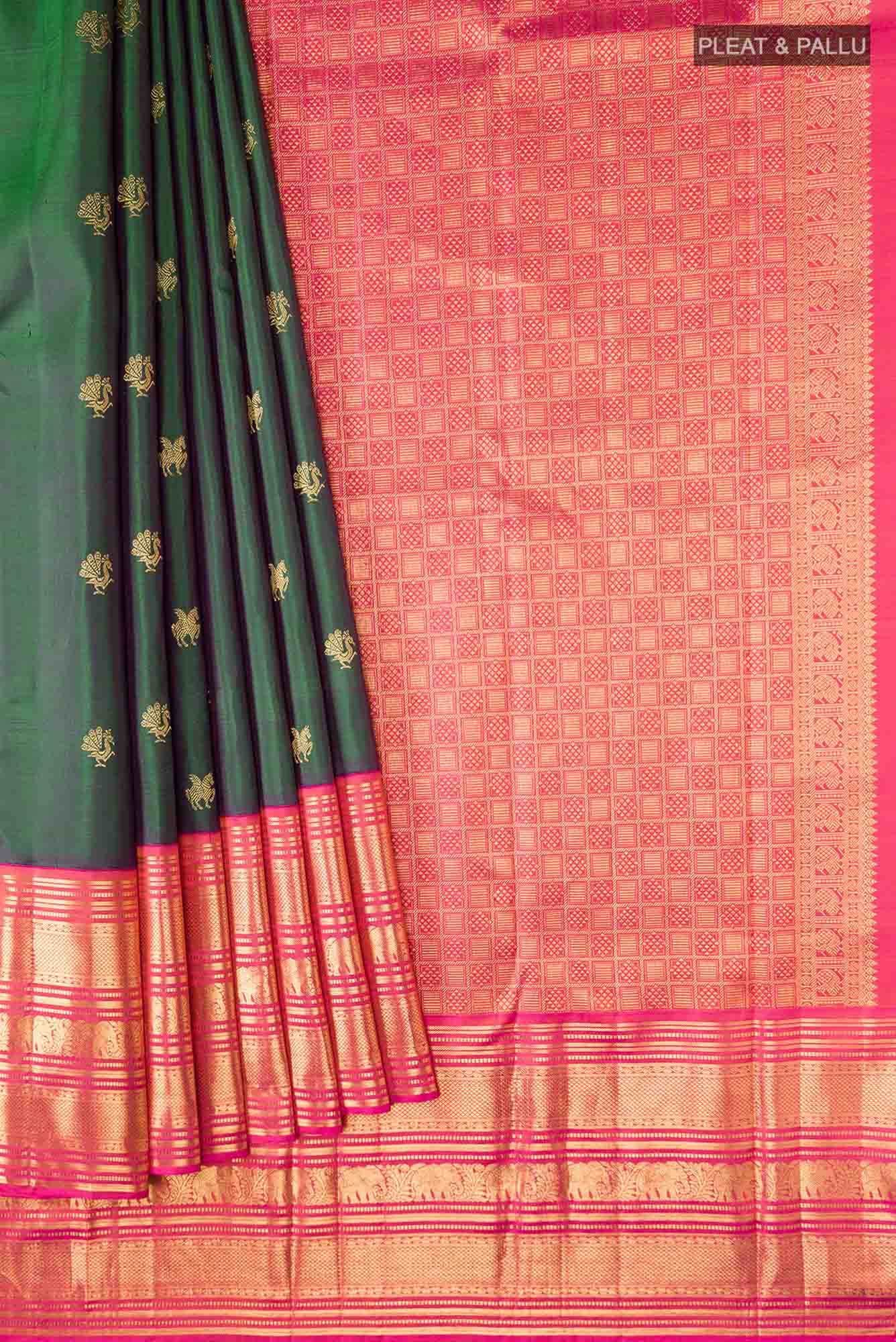 Green Kanchipuram Silk Saree