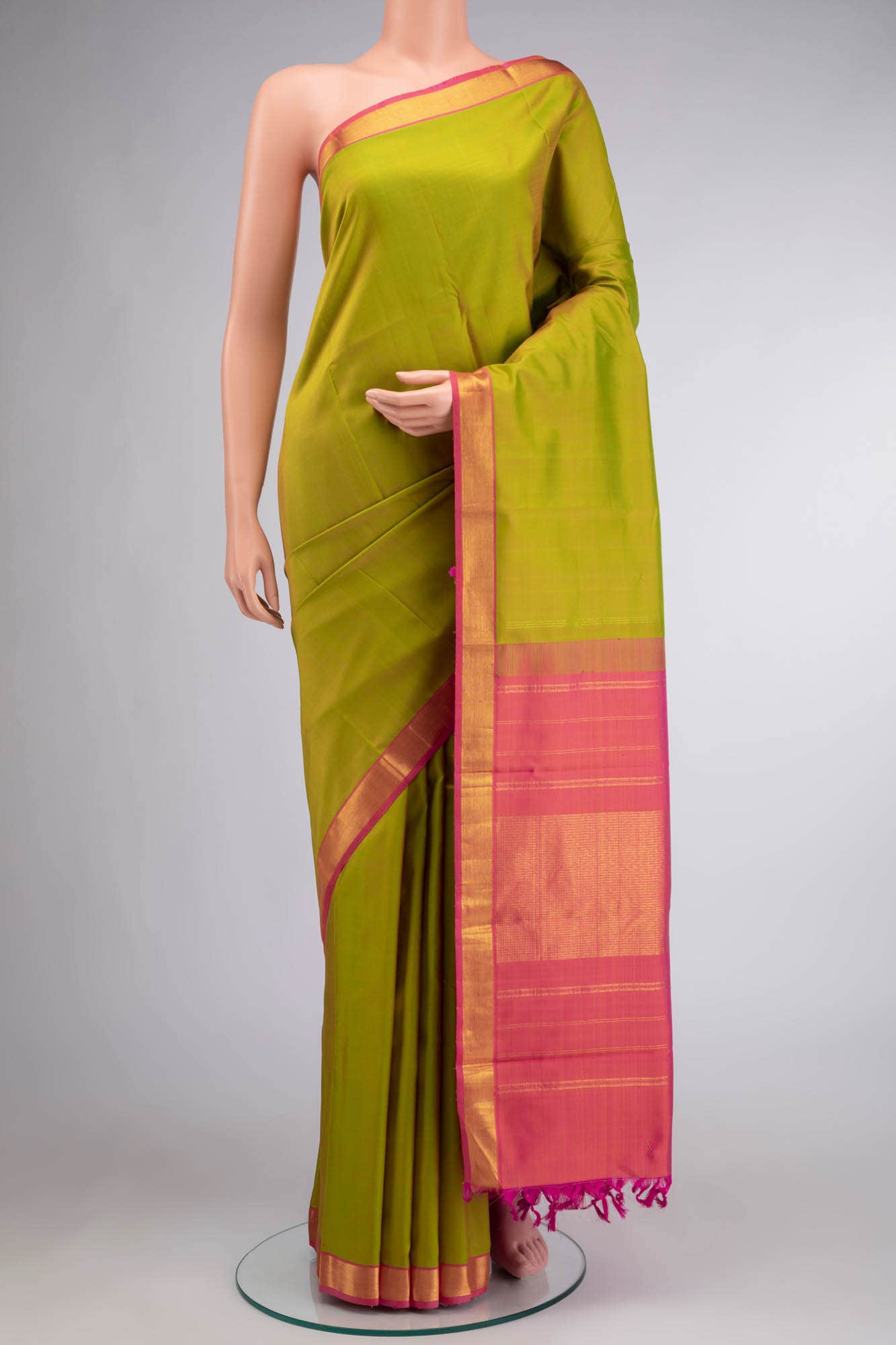 Green Kanchipuram Silk Saree