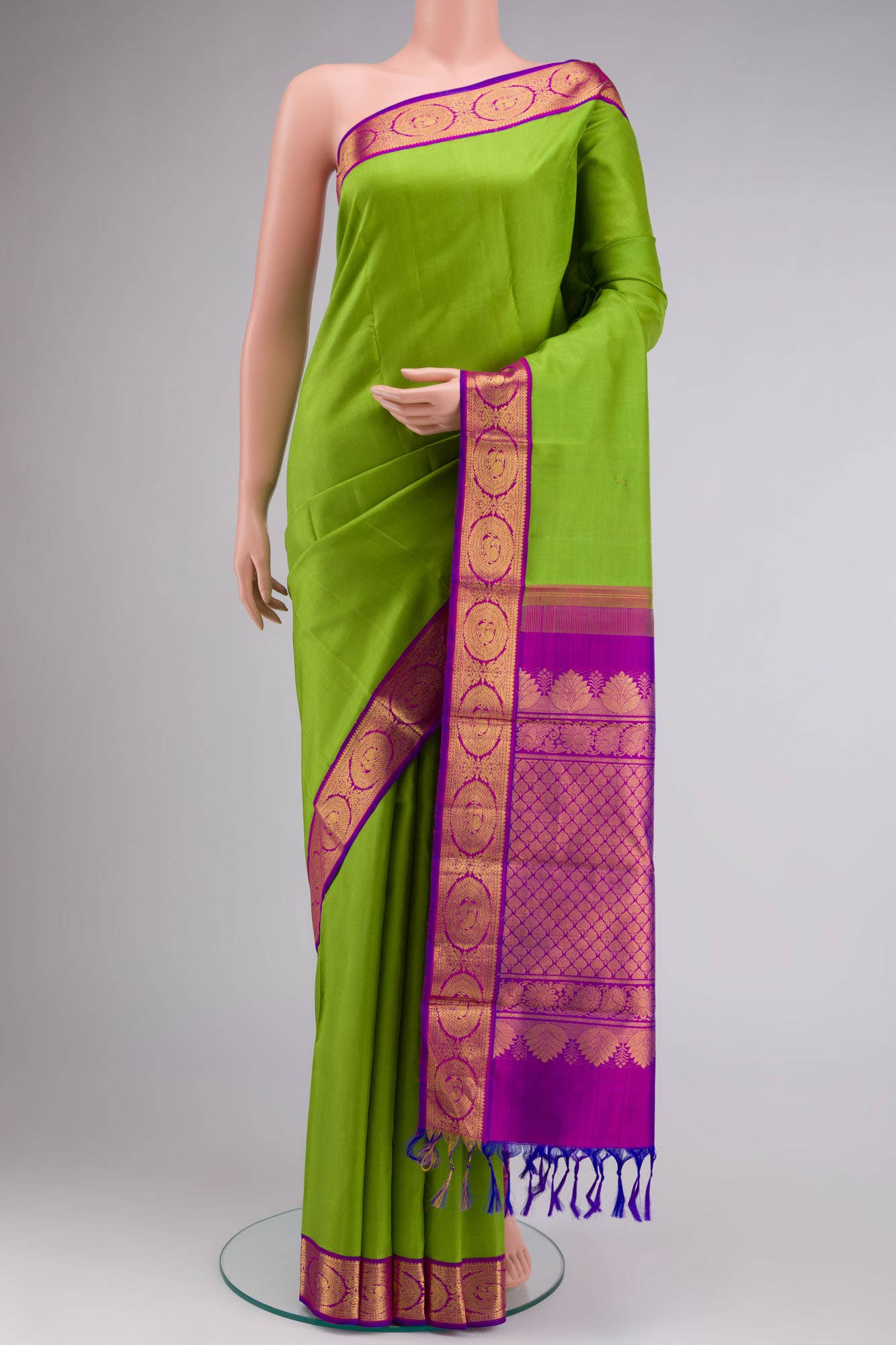 Green Kanchipuram Silk Saree