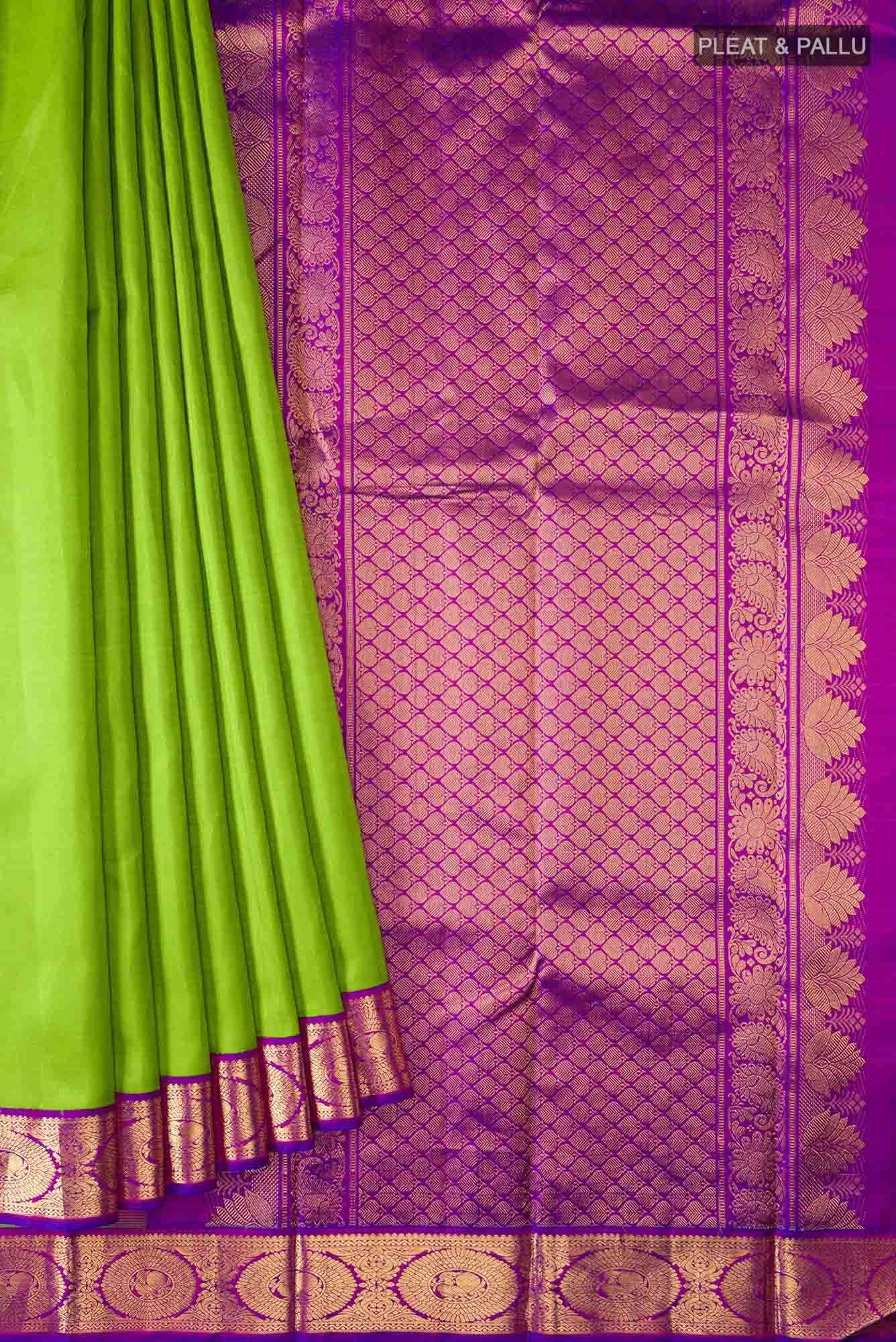 Green Kanchipuram Silk Saree