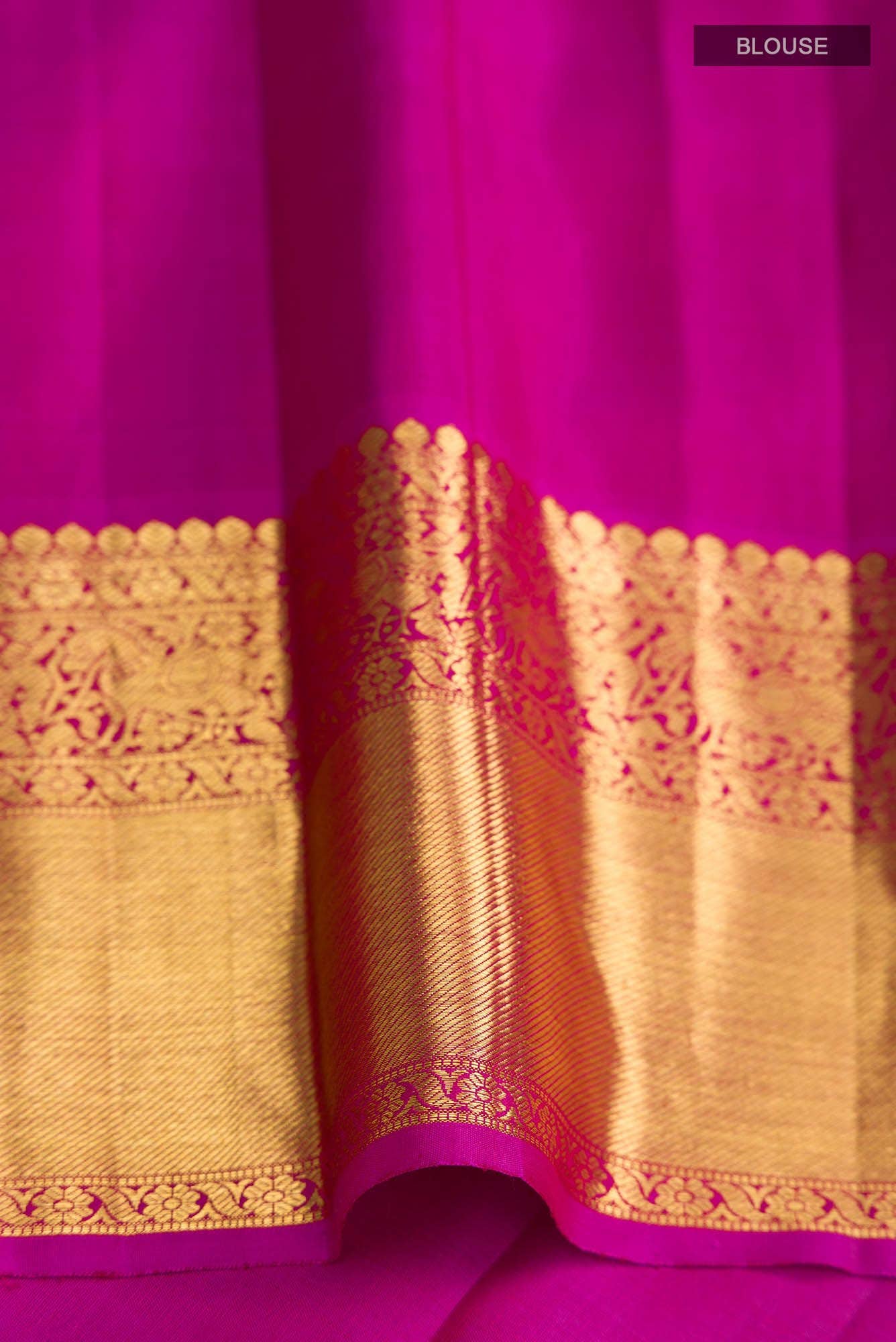 Maroon Kanchipuram Silk Saree