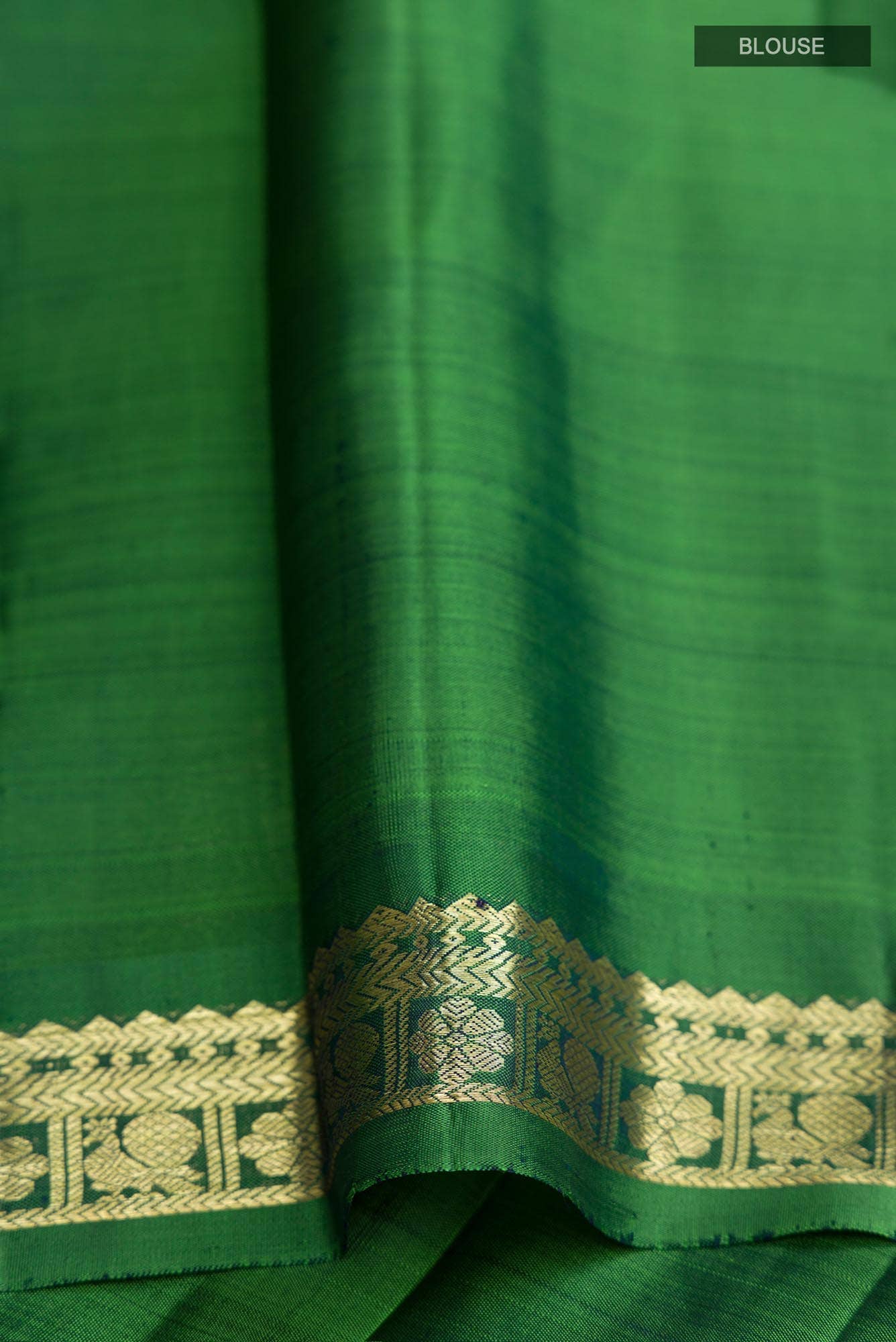 Blue Kanchipuram Silk Saree