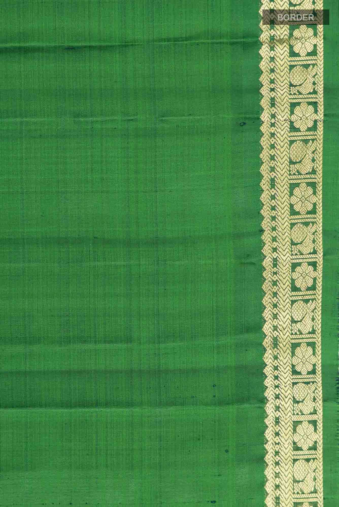 Blue Kanchipuram Silk Saree